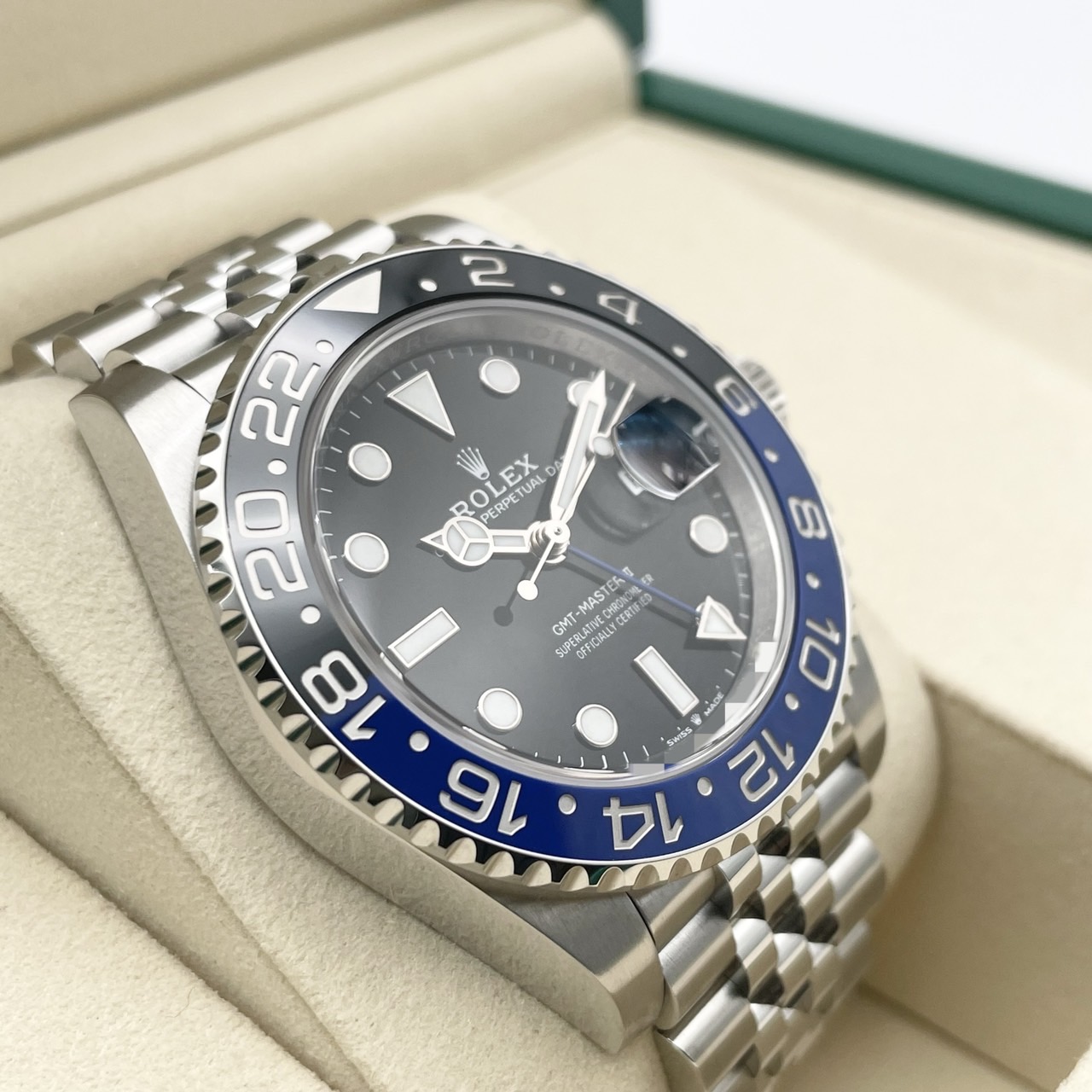 ����å��� GMT�ޥ�����II 126710BLNR ����ӥ꡼�֥쥹��å� �֥�å� �Хåȥޥ� 40mm