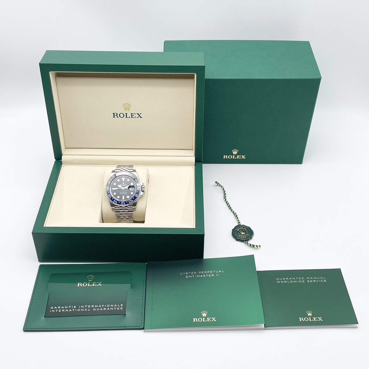 ����å��� GMT�ޥ�����II 126710BLNR ����ӥ꡼�֥쥹��å� �֥�å� �Хåȥޥ� 40mm