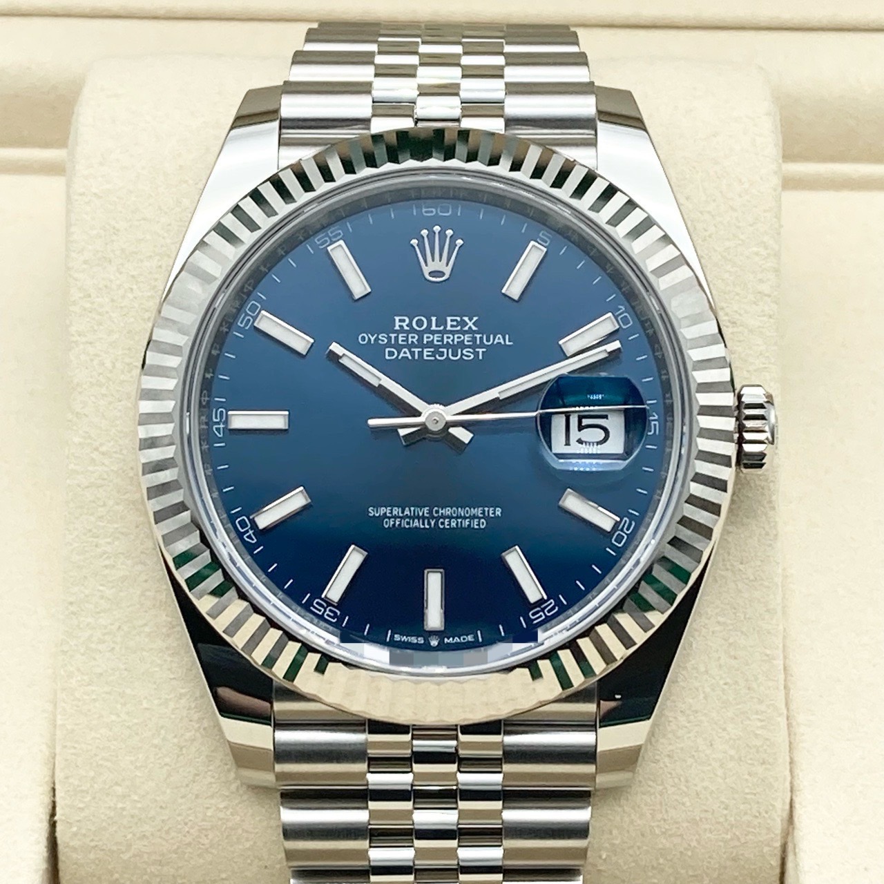 25ǯ9顪ǤͤΥӥͥ󡪡ۥå ǥȥ㥹 126334 ֥饤ȥ֥롼  ӥ꡼֥쥹å 41mm