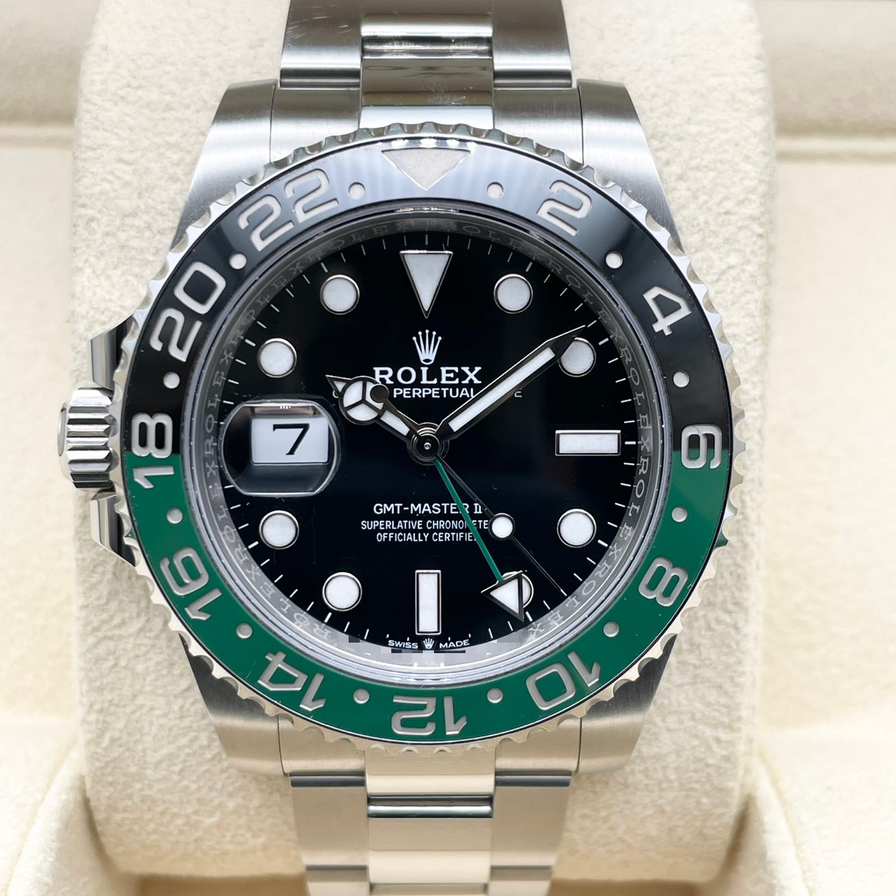 ����å��� GMT�ޥ�����II 126720VTNR �֥�å� �����������֥쥹 40mm