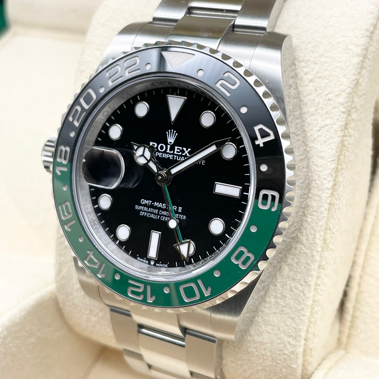 ����å��� GMT�ޥ�����II 126720VTNR �֥�å� �����������֥쥹 40mm