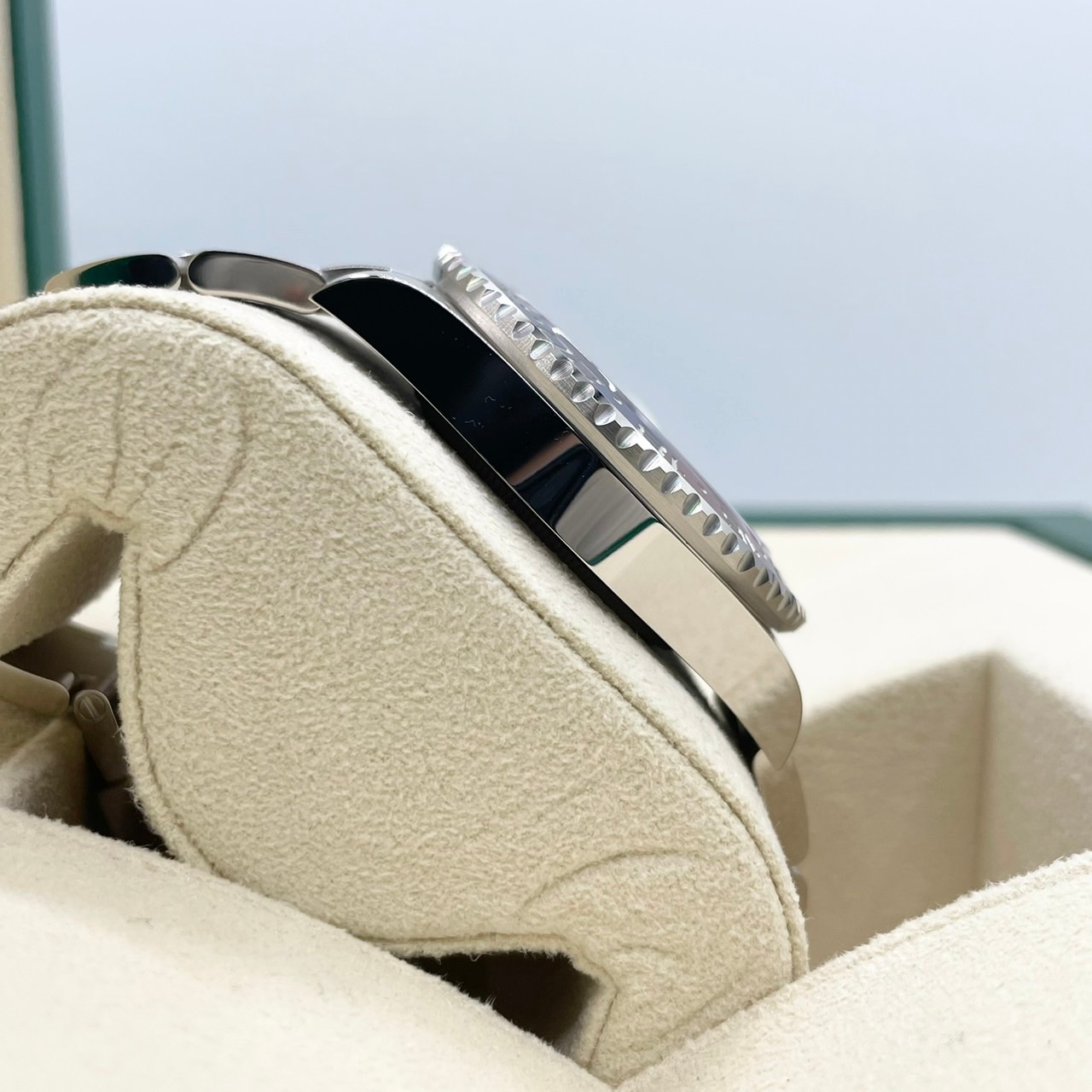 ���ݸ�����դ��ۥ���å��� GMT�ޥ�����II 126719BLRO �����������֥쥹��å� ��ƥ��饤�ȡ��ۥ磻�ȥ������ 40mm