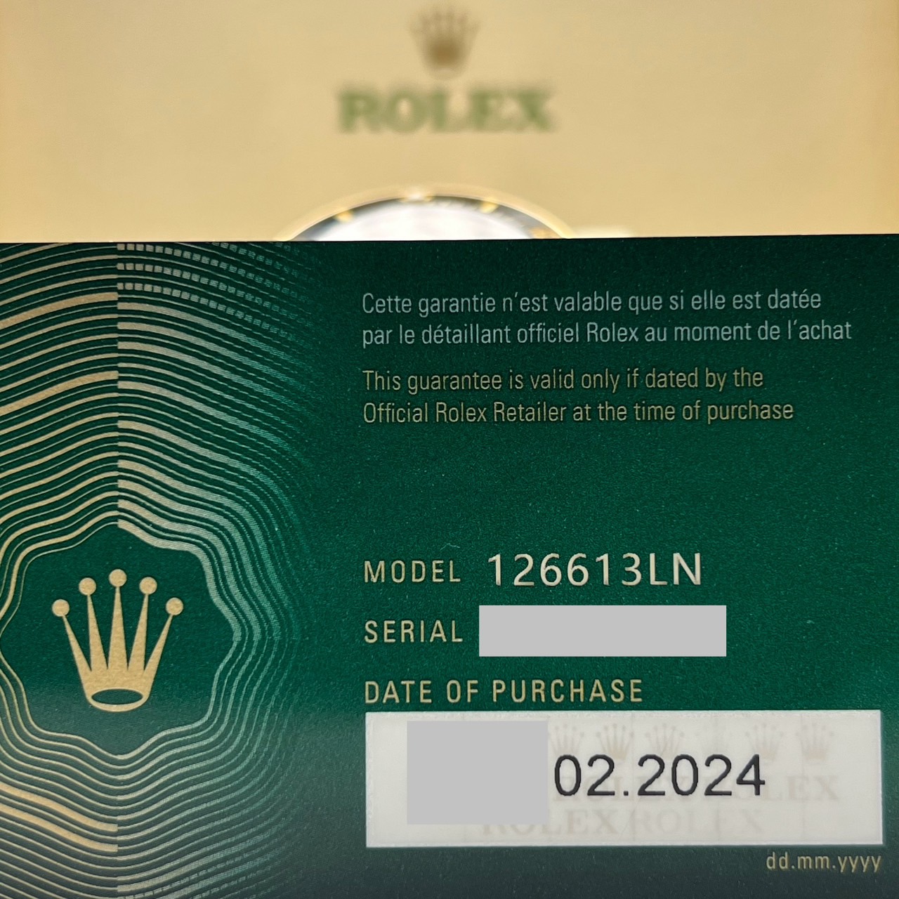 ����å��� ���֥ޥ꡼�ʥǥ��� 126613LN �����������֥쥹��å� �֥�å� 41mm