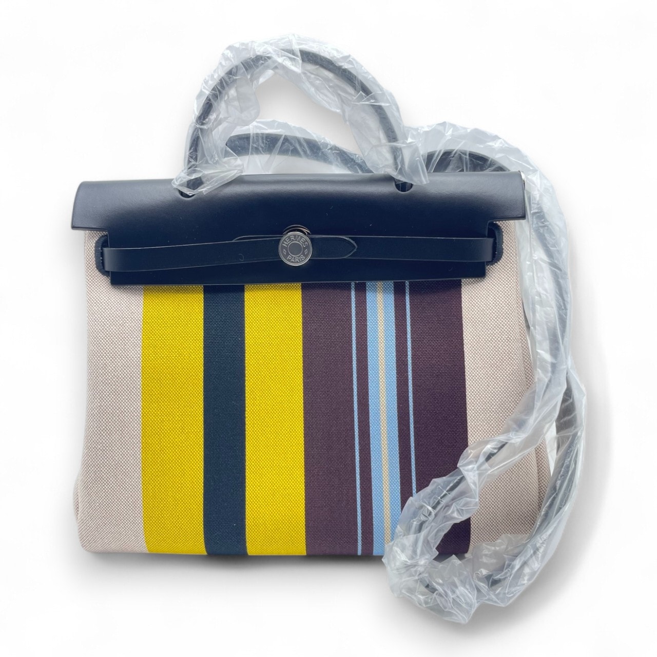 【新品未使用】エールバッグ　ジップ ミニ 黒×シルバー金具 K刻印 新品未使用】エールバッグジップ ミニ 黒×シルバー金具 K刻印