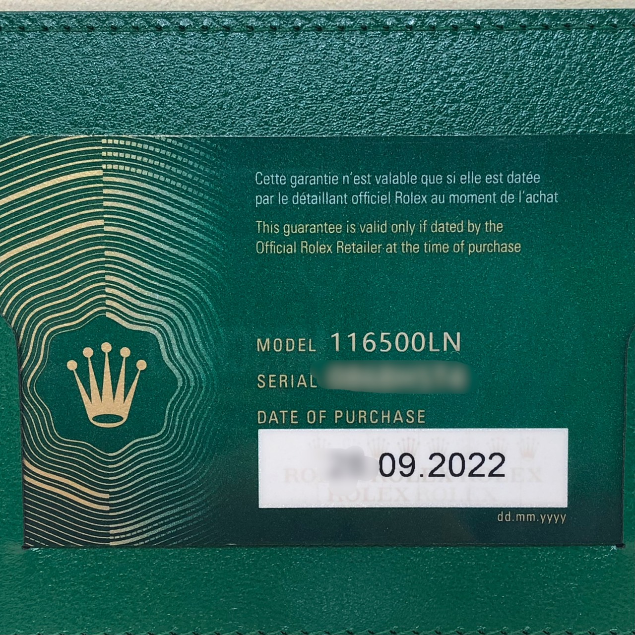 ����å��� �ǥ��ȥ� 116500LN �����������֥쥹��å� �ۥ磻�� 40mm