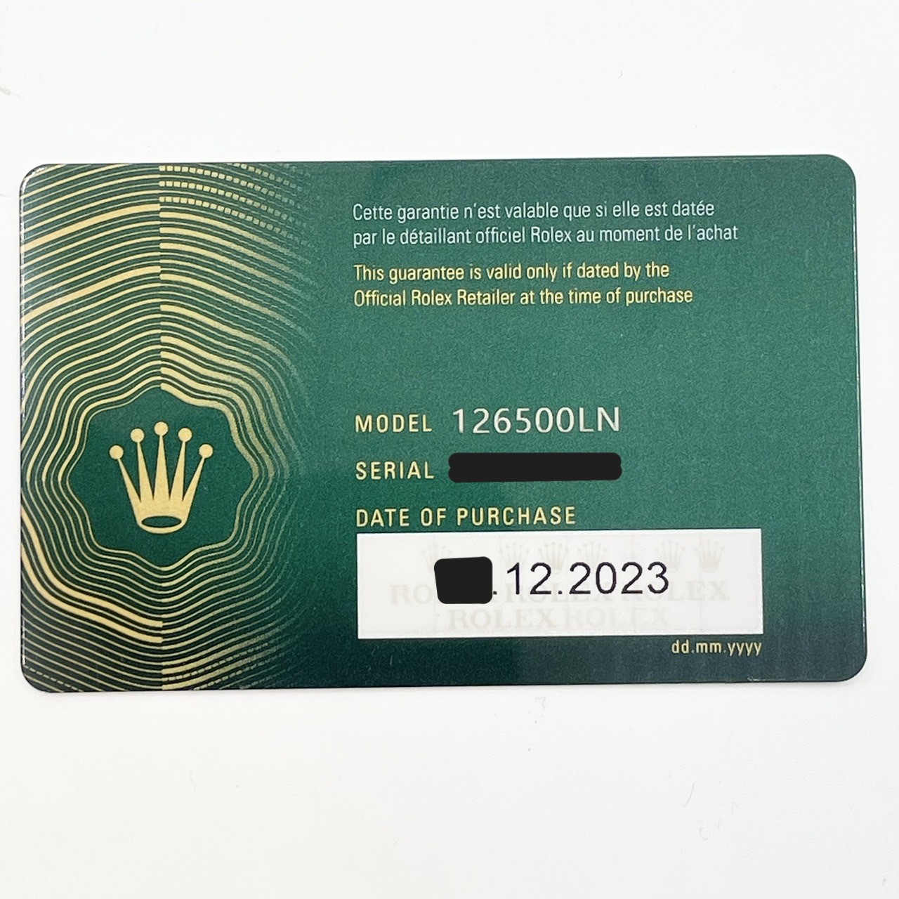 ��2023ǯ����ۥ���å��� �ǥ��ȥ� 126500LN �����������֥쥹��å� �֥�å� 40mm