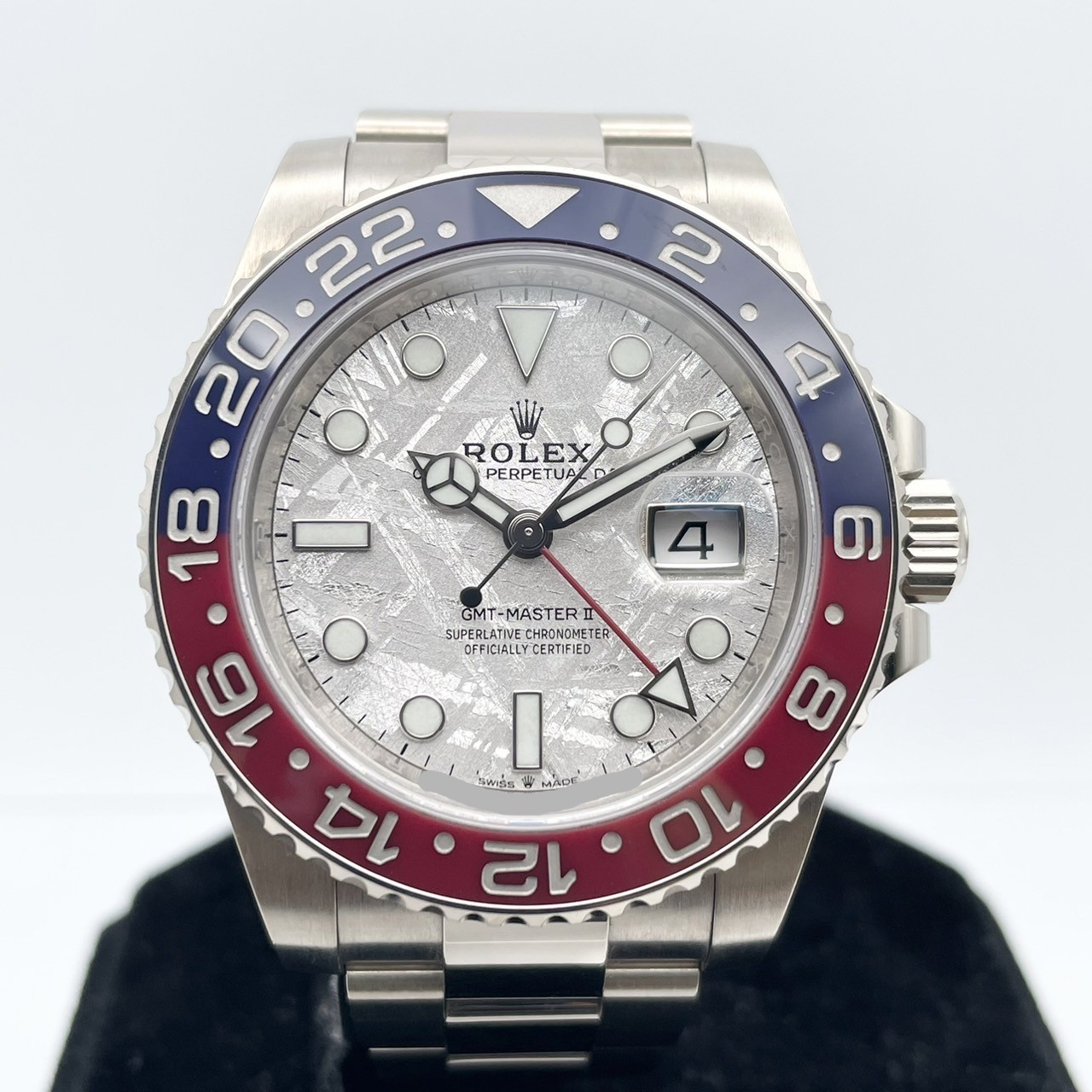 ����å��� GMT�ޥ�����II 126719BLRO ��ƥ��饤�� �ۥ磻�ȥ������ 40mm