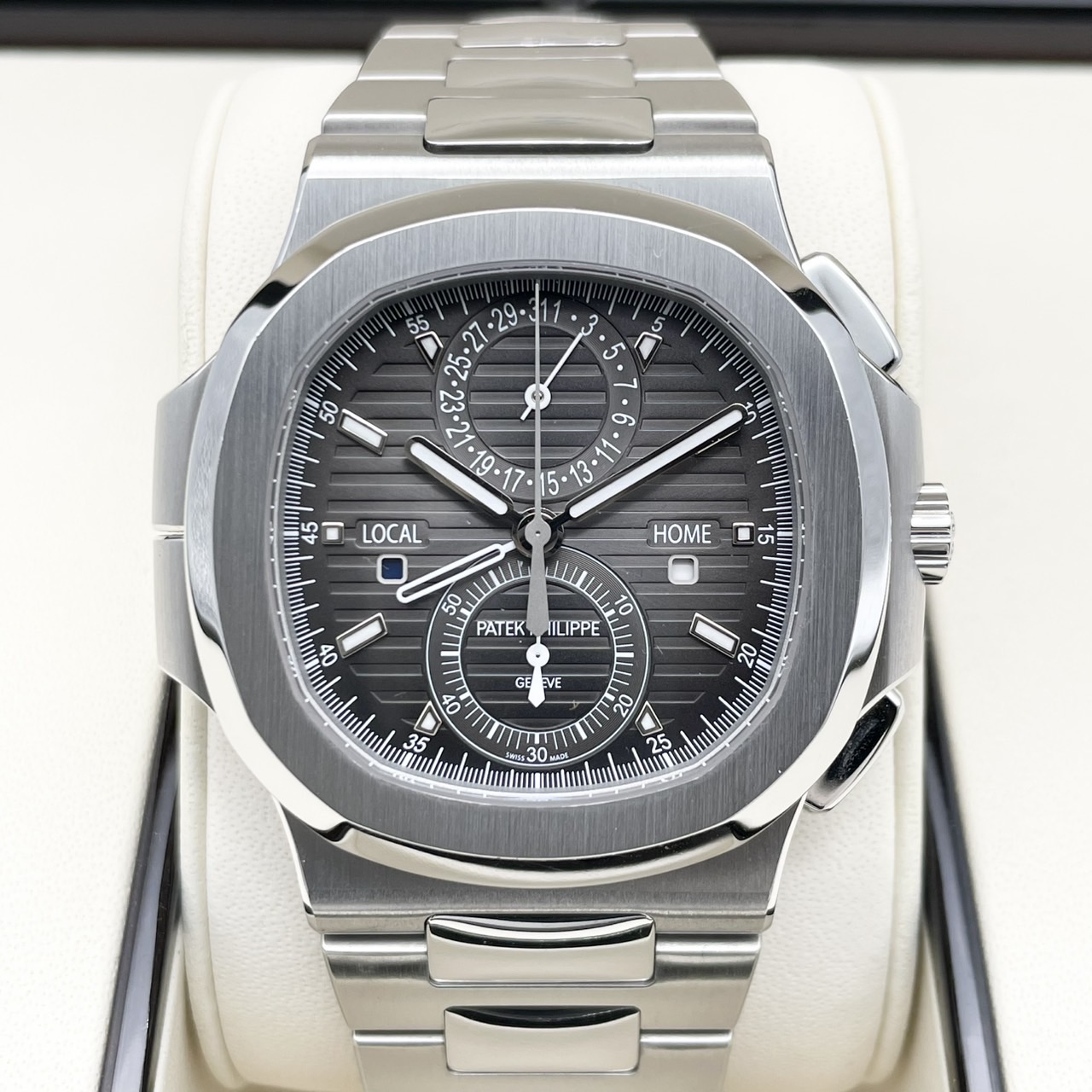 �ѥƥå��ե���å� �Ρ����饹 �ȥ�٥륿���� 5990/1A-001 �֥�å�����ǡ������ 40.5mm