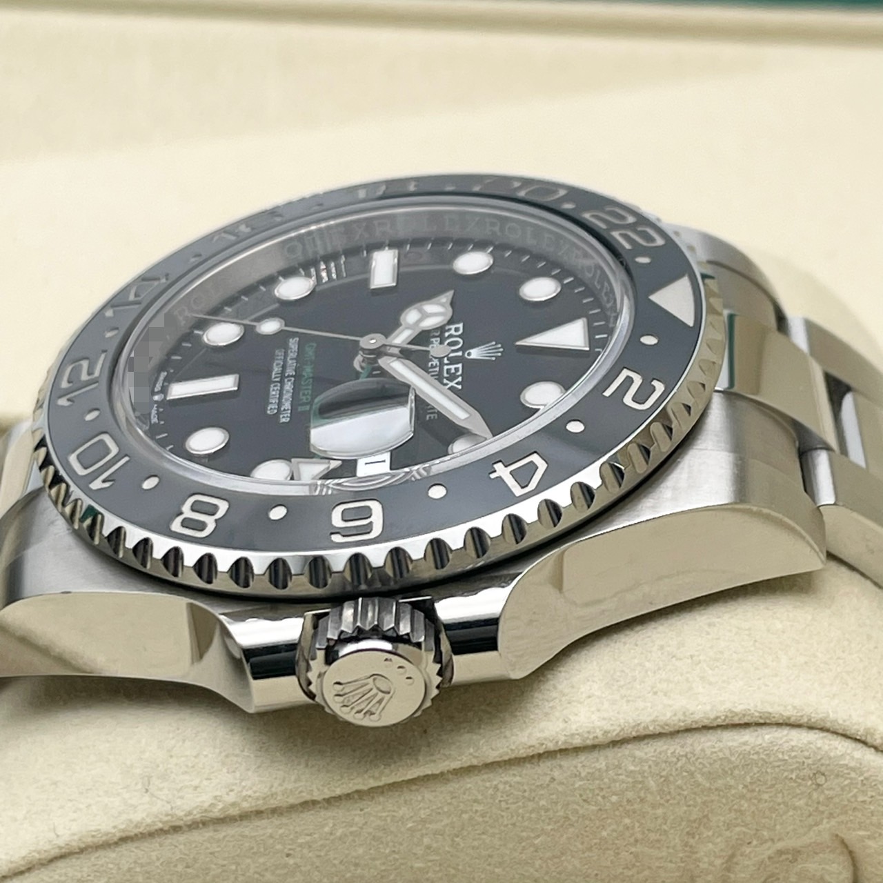 ����å��� GMT�ޥ�����II 126710GRNR �֥�å� �����������֥쥹 40mm