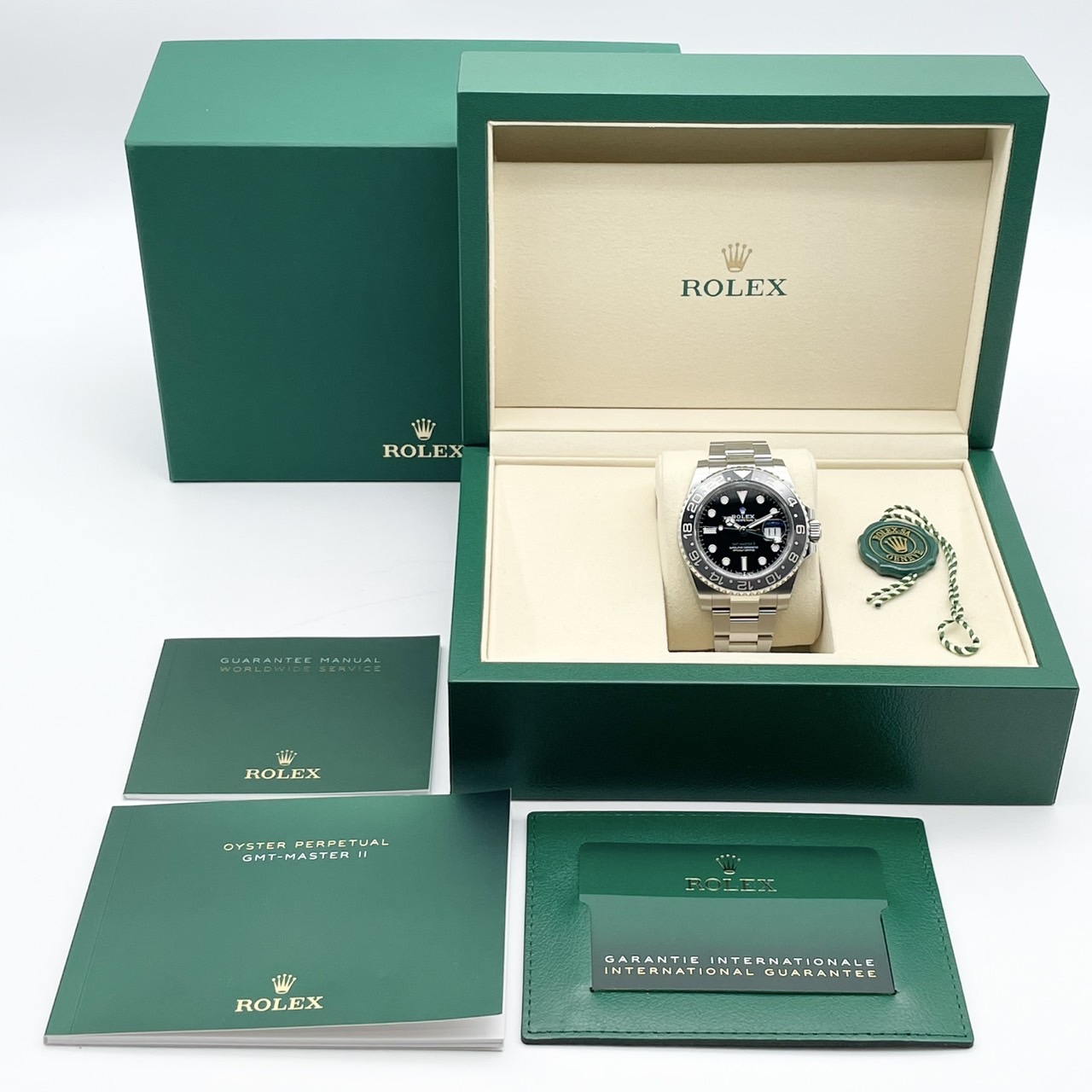 ����å��� GMT�ޥ�����II 126710GRNR �֥�å� �����������֥쥹 40mm