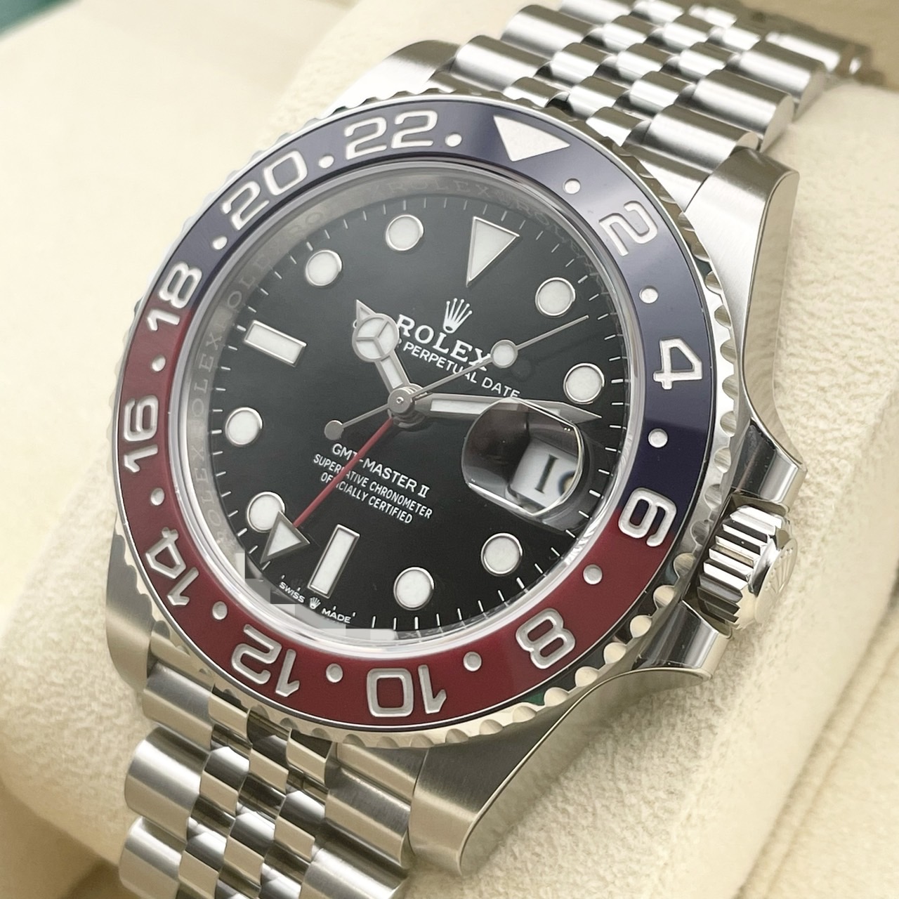 ݸդ å GMTޥII 126710BLRO ڥץ ӥ꡼֥쥹å ֥å 40mm