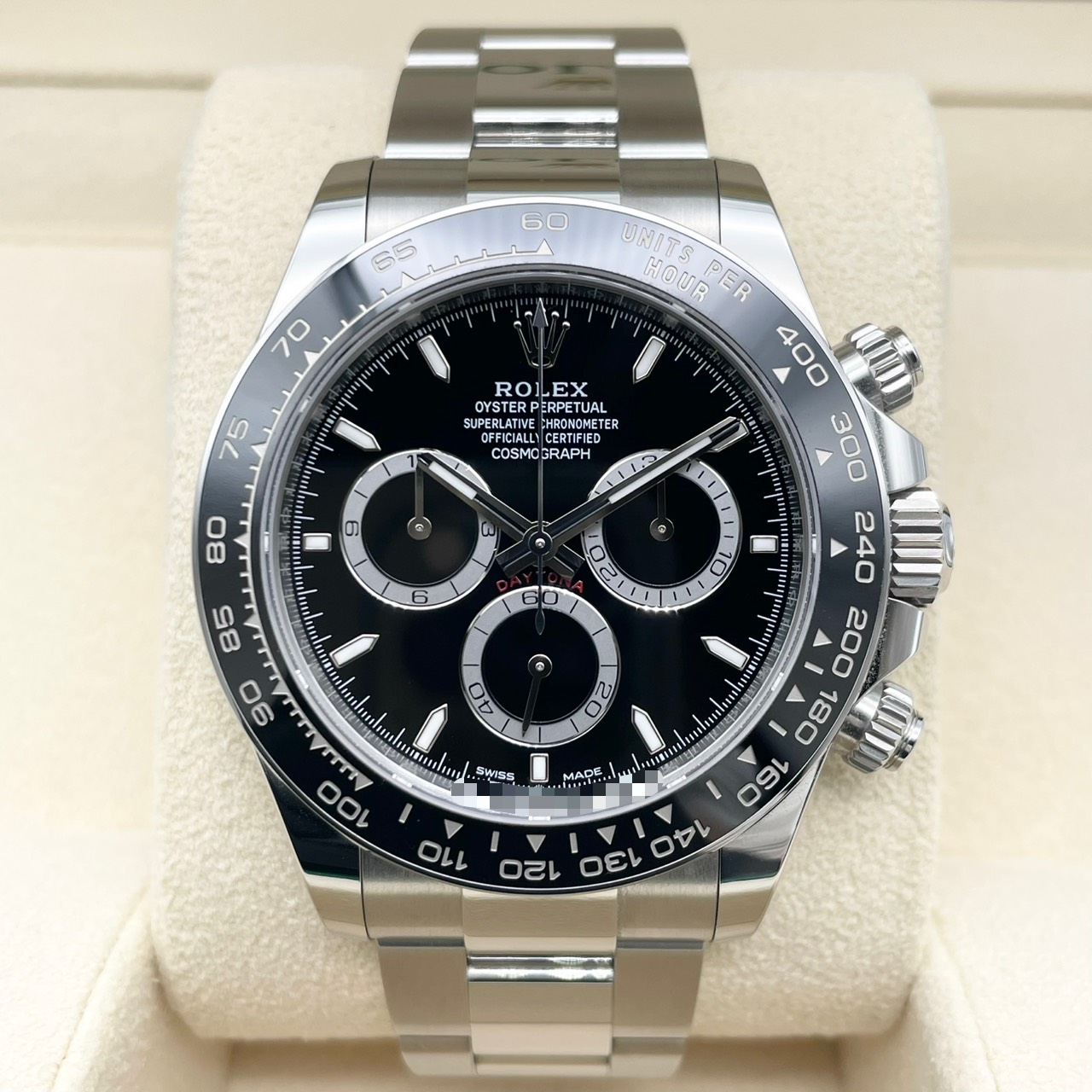�ڲ�ƻ�λ����ۥ���å��� �ǥ��ȥ� 126500LN �֥�å� ���ƥ�쥹�������� �����������֥쥹 40mm