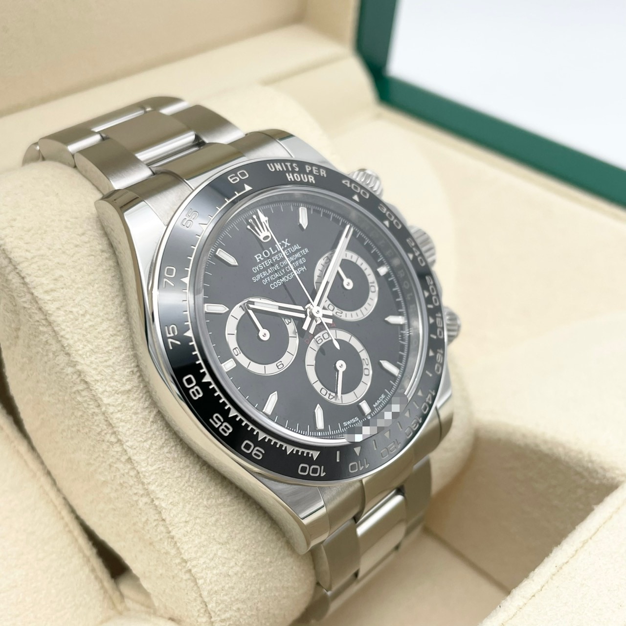 �ڲ�ƻ�λ����ۥ���å��� �ǥ��ȥ� 126500LN �֥�å� ���ƥ�쥹�������� �����������֥쥹 40mm