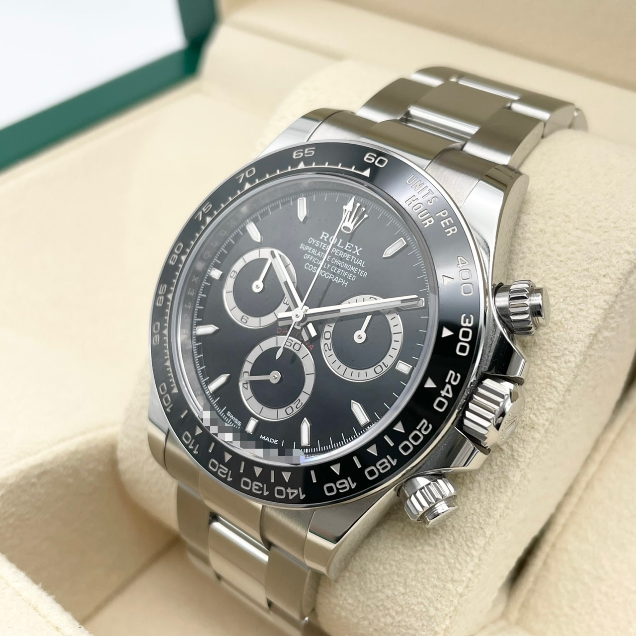 �ڲ�ƻ�λ����ۥ���å��� �ǥ��ȥ� 126500LN �֥�å� ���ƥ�쥹�������� �����������֥쥹 40mm