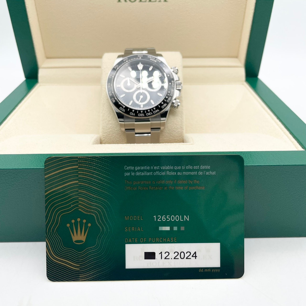 �ڲ�ƻ�λ����ۥ���å��� �ǥ��ȥ� 126500LN �֥�å� ���ƥ�쥹�������� �����������֥쥹 40mm