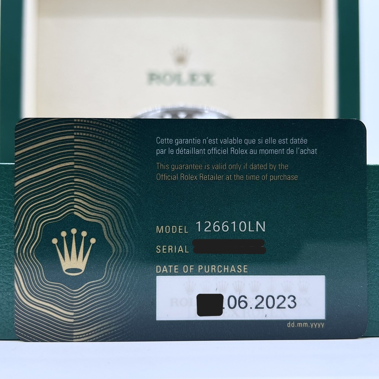 ����å��� ���֥ޥ꡼�� �ǥ��� 126610LN �֥�å� 41mm