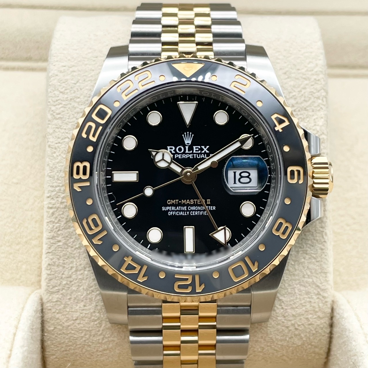 ����å��� GMT�ޥ�����II 126713GRNR �֥�å� ����ӥ꡼�֥쥹 40mm