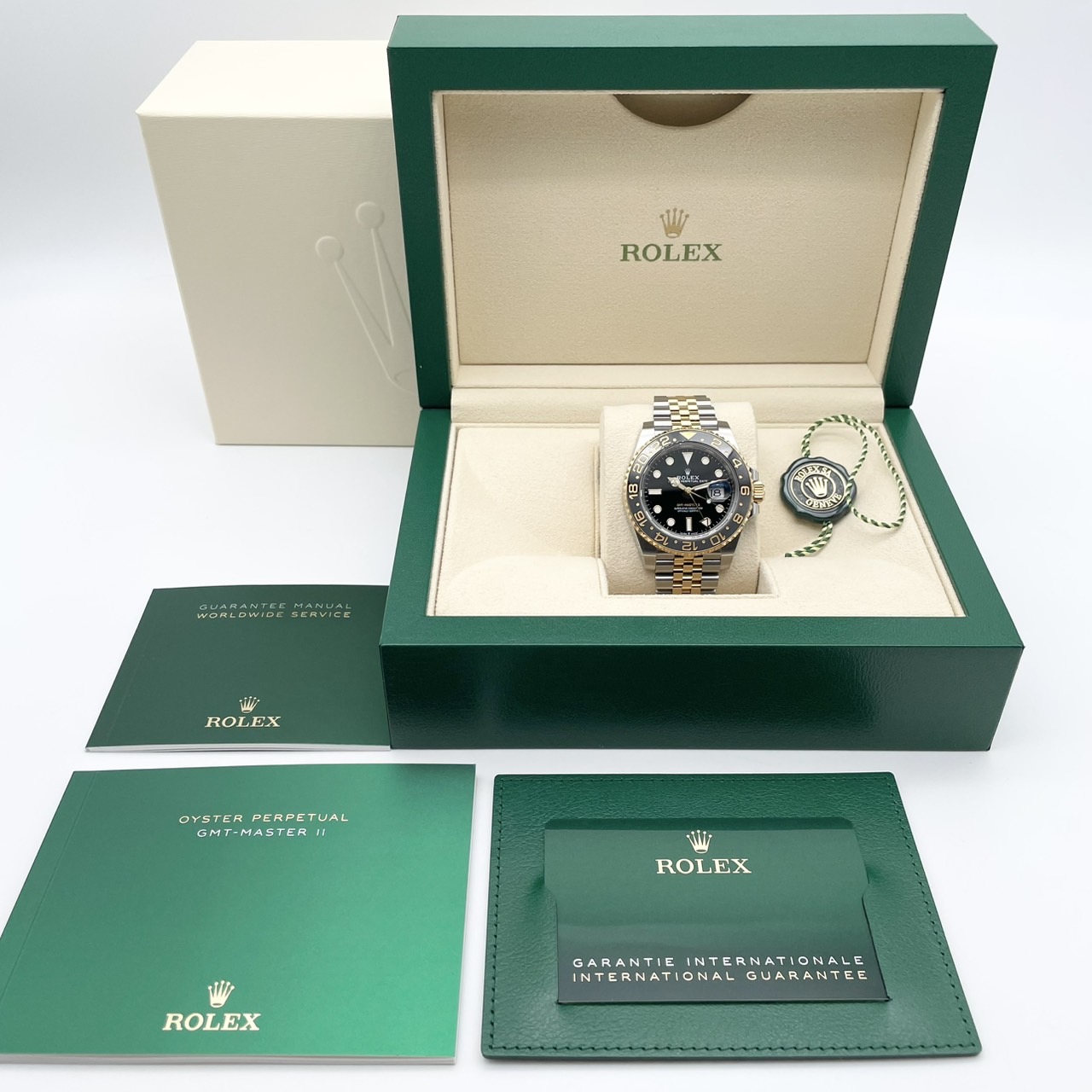 ����å��� GMT�ޥ�����II 126713GRNR �֥�å� ����ӥ꡼�֥쥹 40mm