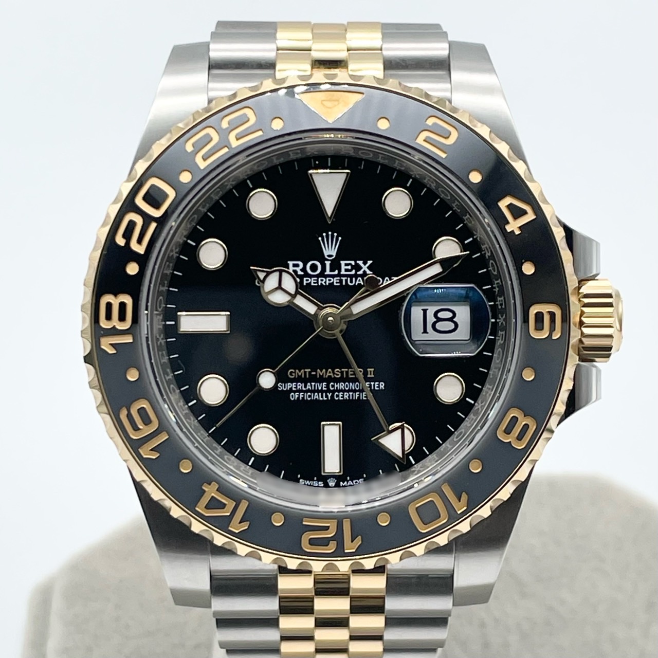 ����å��� GMT�ޥ�����II 126713GRNR �֥�å� ����ӥ꡼�֥쥹 40mm