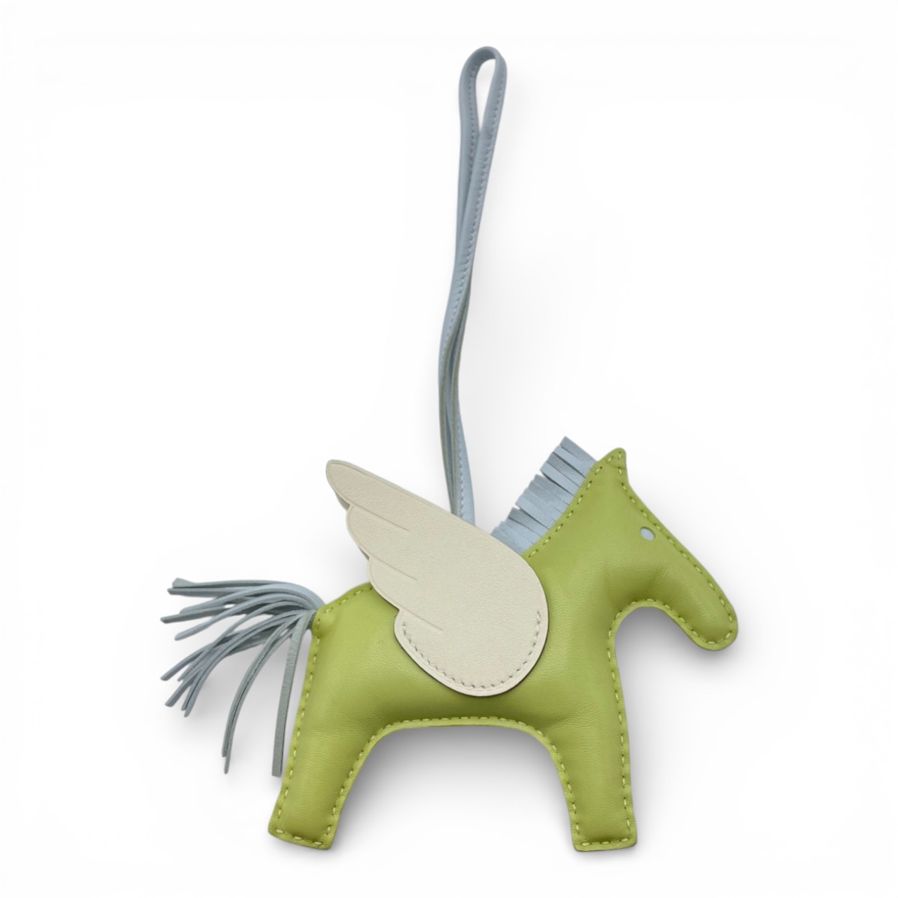 エルメス ペガサスチャーム MM ジョーヌブルジョン/ナタ/ブルー