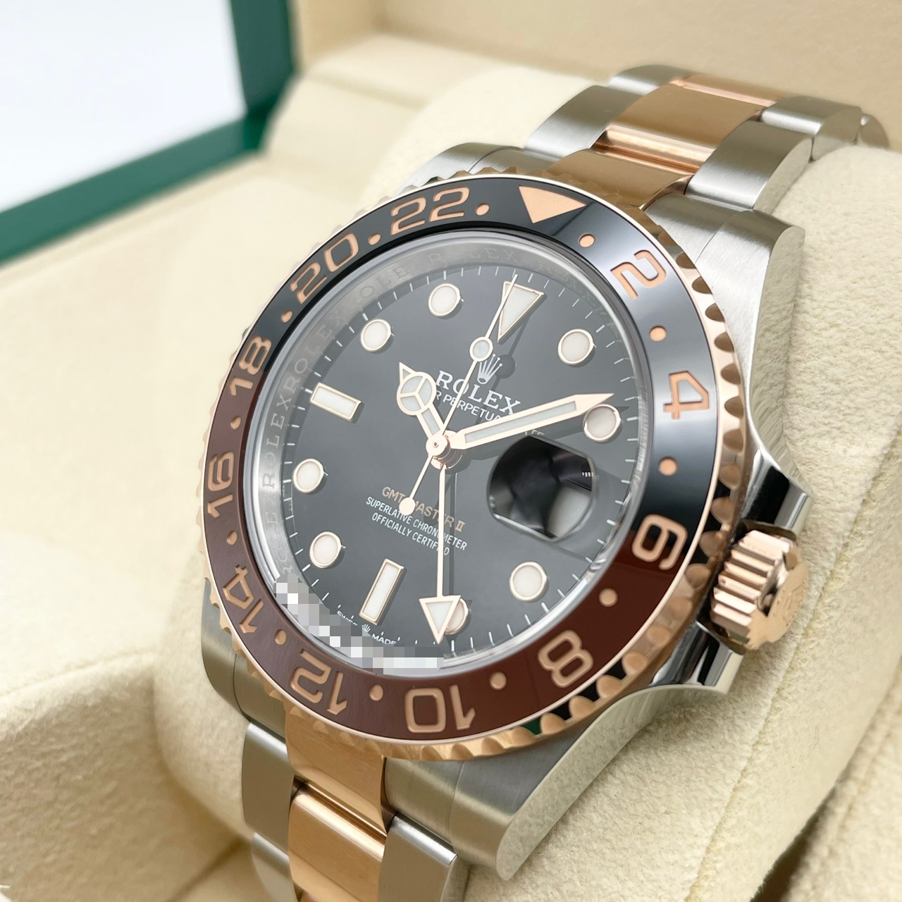 ����å��� GMT�ޥ�����II 126711CHNR �֥�å� 40mm