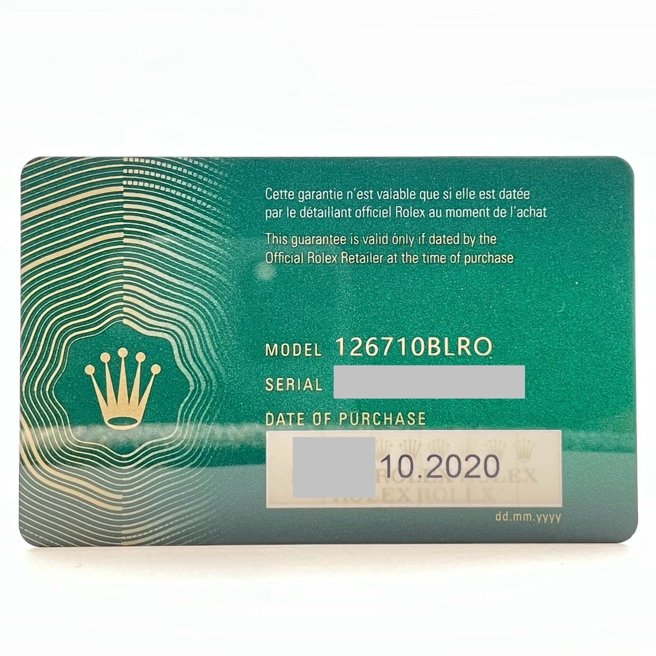 ����å��� GMT�ޥ�����II 126710BLRO ����ӥ꡼�֥쥹��å� �֥�å� 40mm