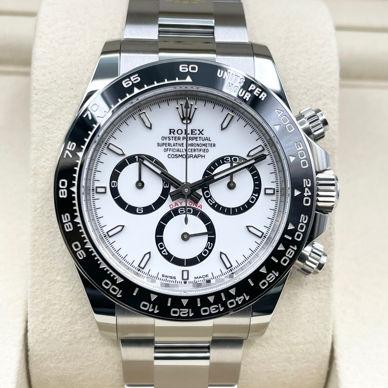 �ںǿ������ۡ��ݾڽ�����2026ǯ7��ۥ���å��� �ǥ��ȥ� 126500LN �ۥ磻�� ���ƥ�쥹�������� 40mm