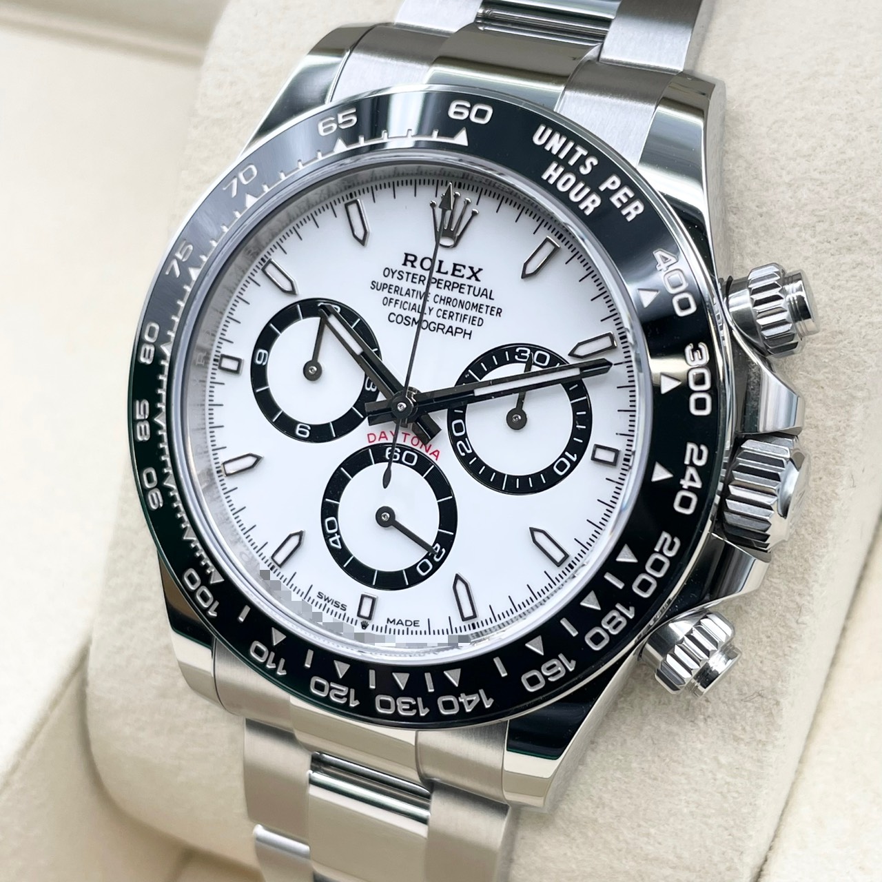 �ںǿ������ۡ��ݾڽ�����2026ǯ7��ۥ���å��� �ǥ��ȥ� 126500LN �ۥ磻�� ���ƥ�쥹�������� 40mm