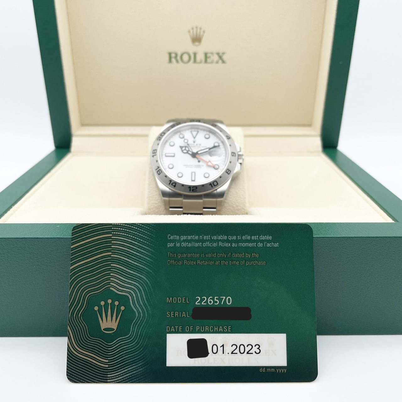 ����å��� �������ץ����顼II 226570 �����������֥쥹��å� �ۥ磻�� 42mm