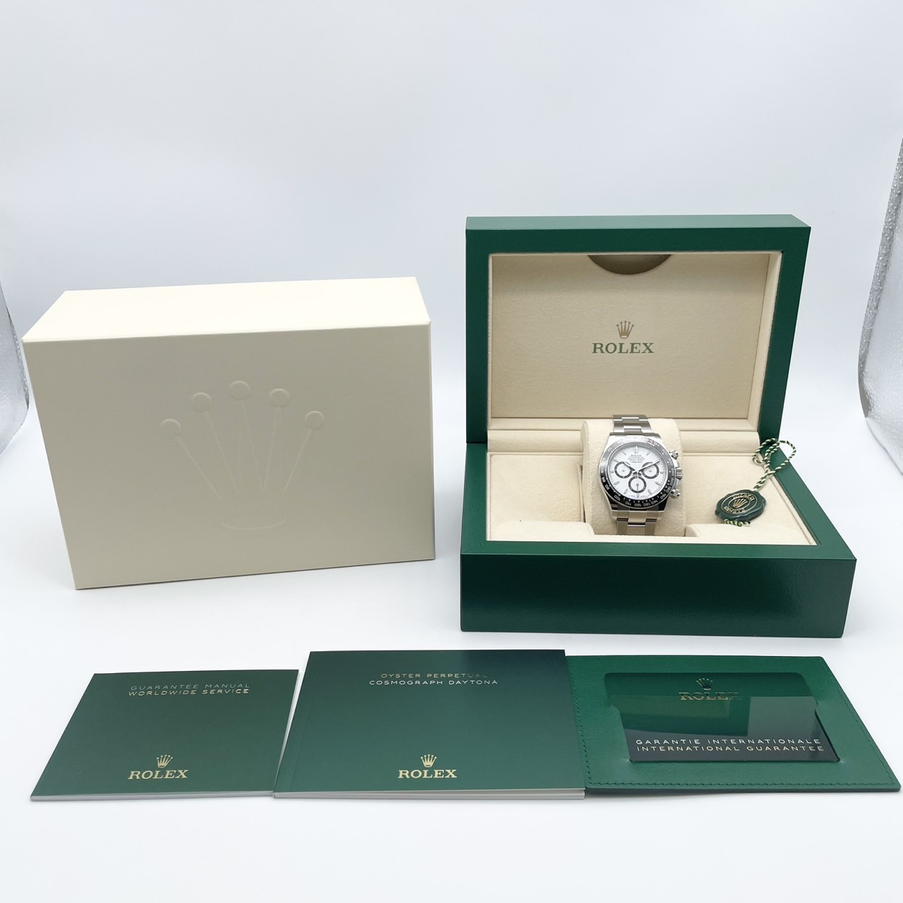 ����å��� �ǥ��ȥ� 126500LN  �ۥ磻�� ���ƥ�쥹�������� �����������֥쥹 40mm