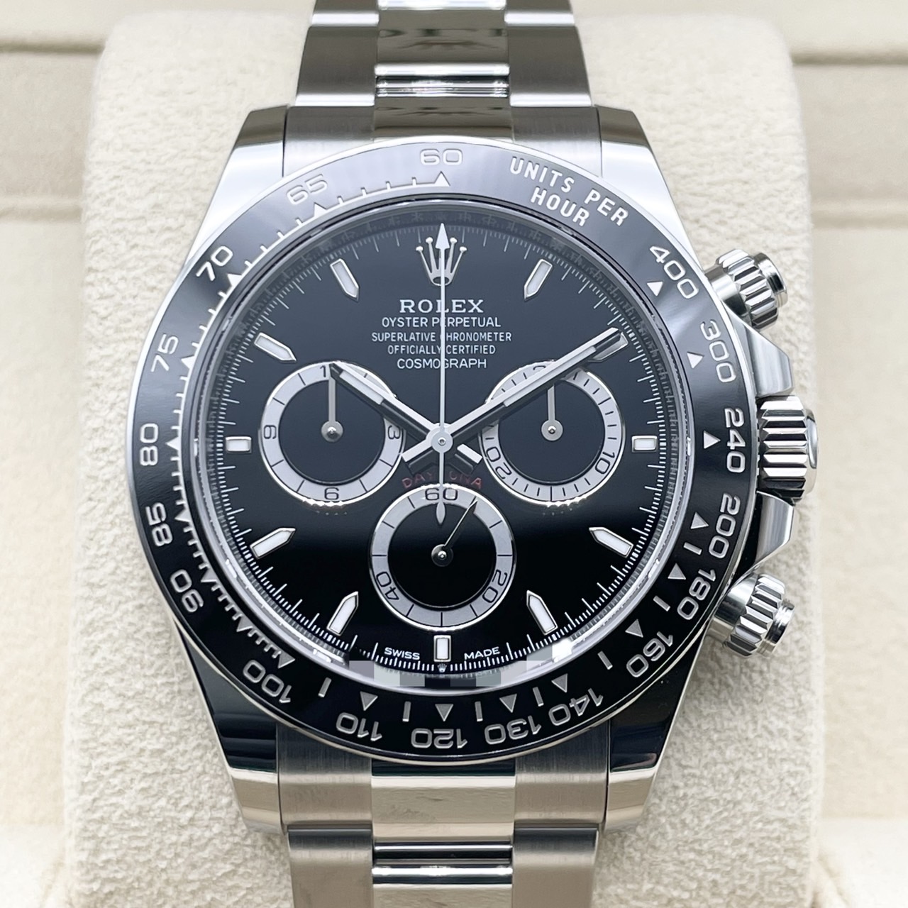 ����å��� �ǥ��ȥ� 126500LN  �֥�å� ���ƥ�쥹�������� �����������֥쥹 40mm