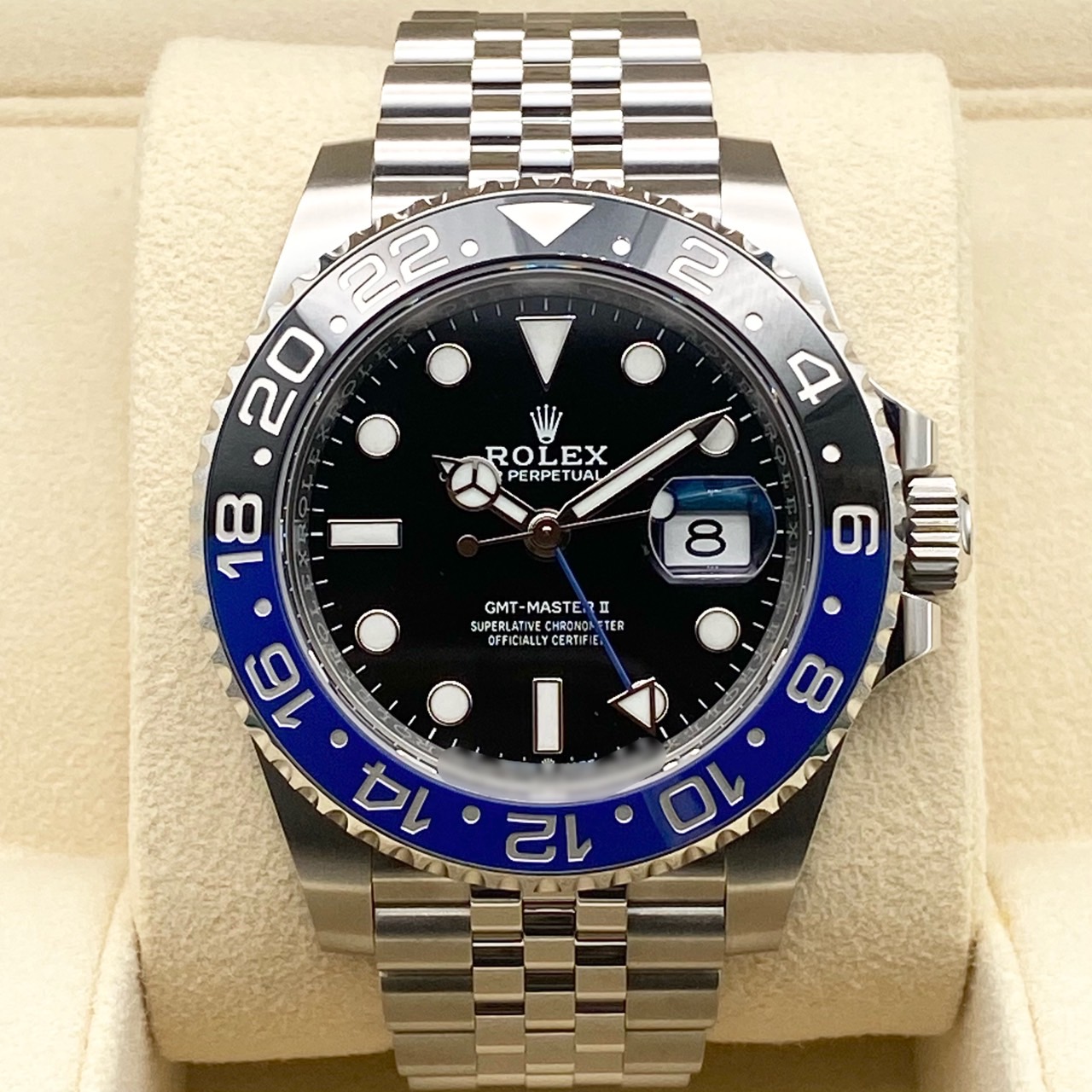 ����å��� GMT�ޥ�����II 126710BLNR �֥�å� ���ƥ�쥹������ ����ӥ꡼�֥쥹��å� 40mm