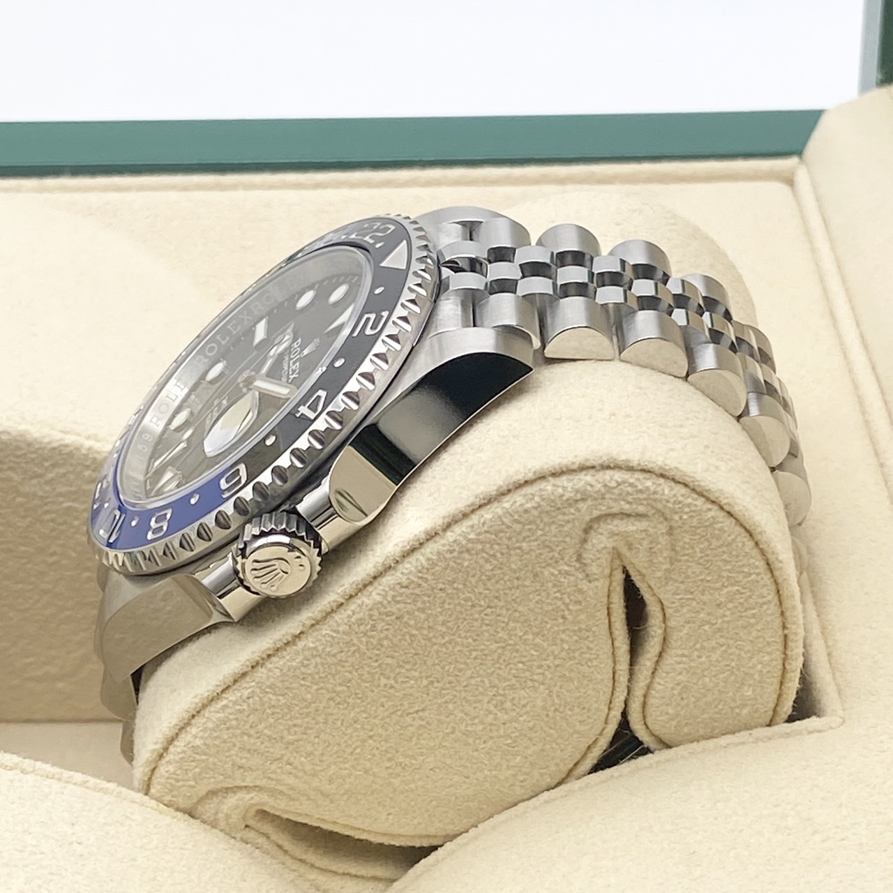 ����å��� GMT�ޥ�����II 126710BLNR �֥�å� ���ƥ�쥹������ ����ӥ꡼�֥쥹��å� 40mm