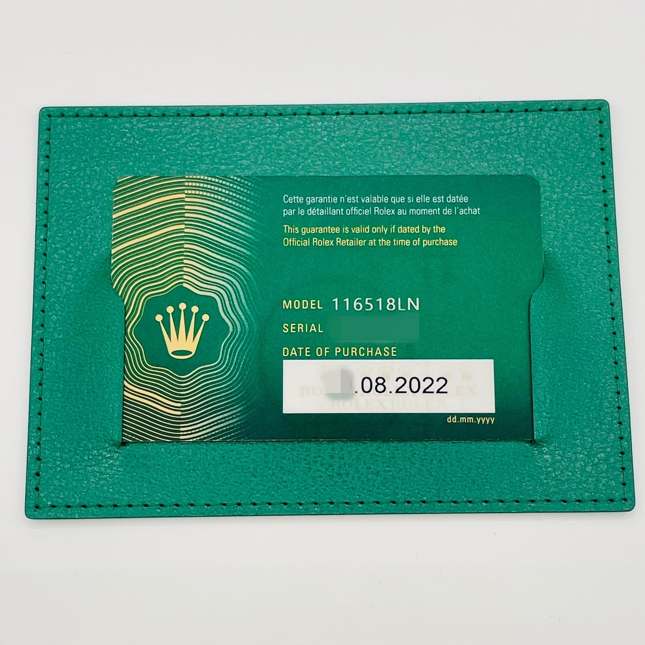 ����å��� �ǥ��ȥ� 116518LN ��ƥ��饤�ȡ��֥�å� �֥�å���С��٥�� 40mm