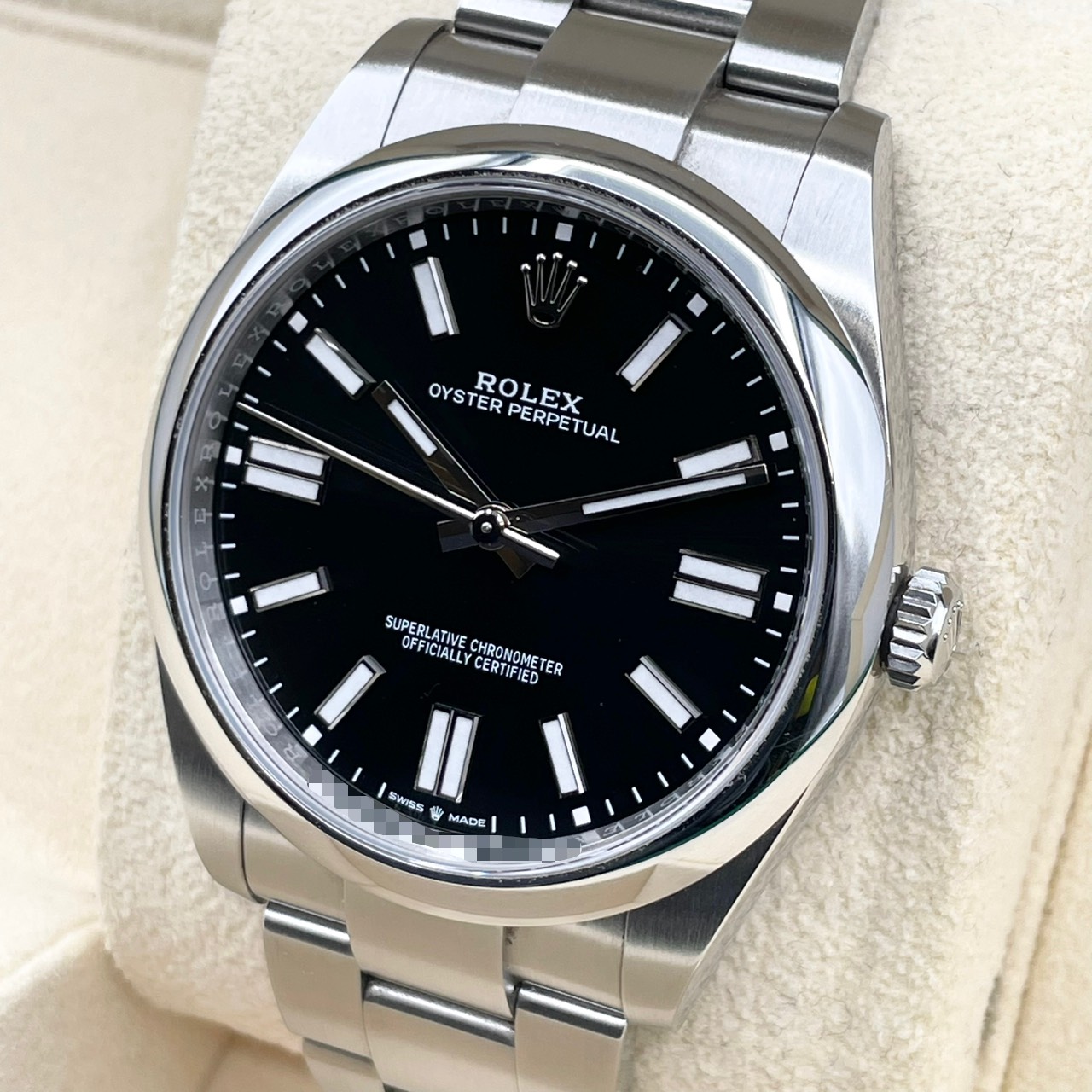 ����å��� �����������ѡ��ڥ��奢�� 124300 �֥�å� 41mm