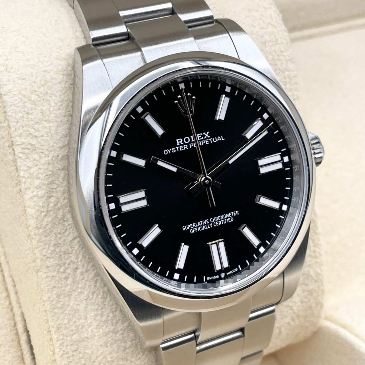 ����å��� �����������ѡ��ڥ��奢�� 124300 �֥�å� 41mm