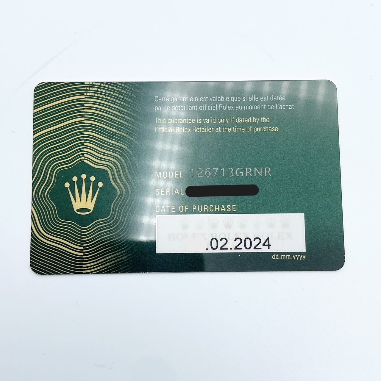 ����å��� GMT�ޥ�����II 126713GRNR �֥�å� 40mm