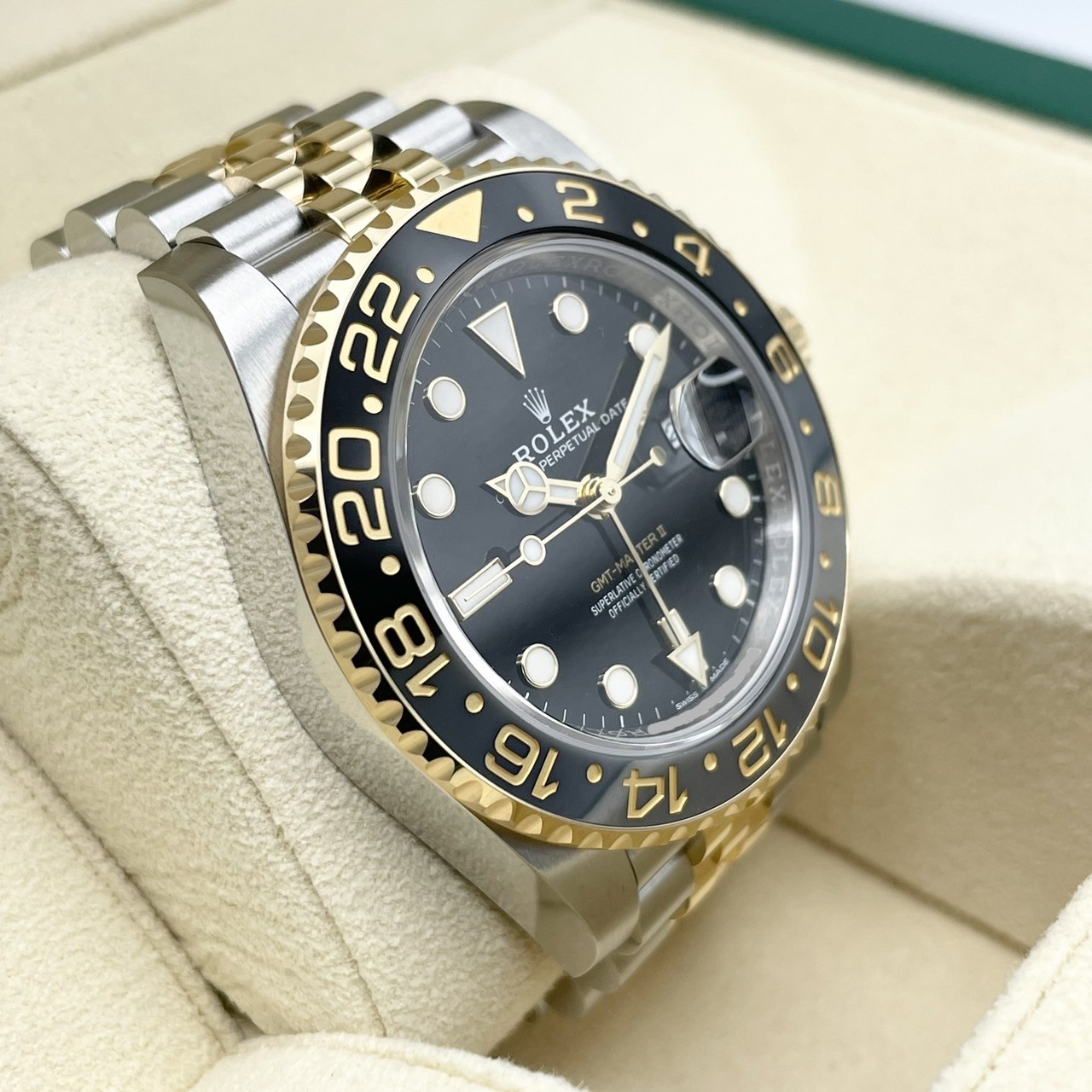 ����å��� GMT�ޥ�����II 126713GRNR �֥�å� 40mm