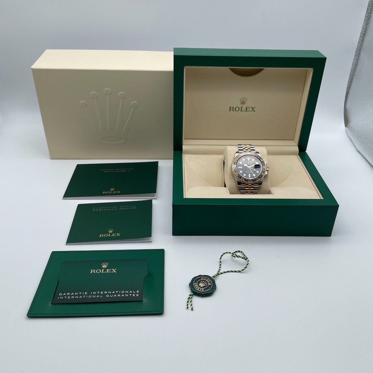 ����å��� GMT�ޥ�����II 126713GRNR �֥�å� ����ӥ꡼�֥쥹 40mm