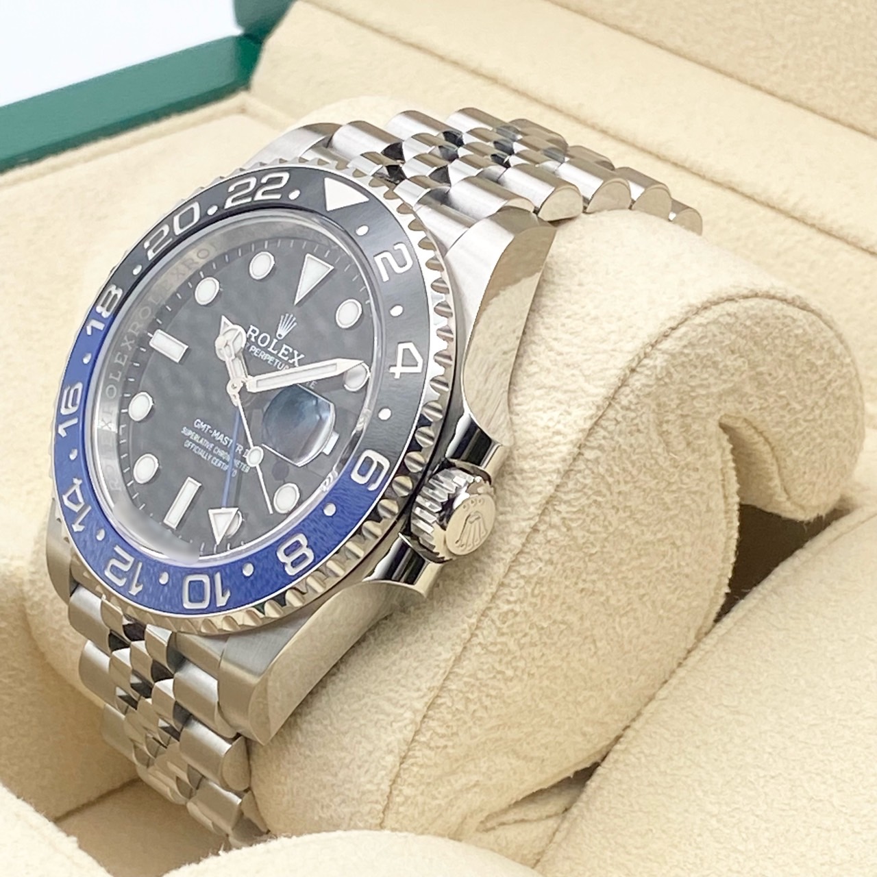����å��� GMT�ޥ�����II 126710BLNR �֥�å� ���ƥ�쥹������ ����ӥ꡼�֥쥹��å� 40mm