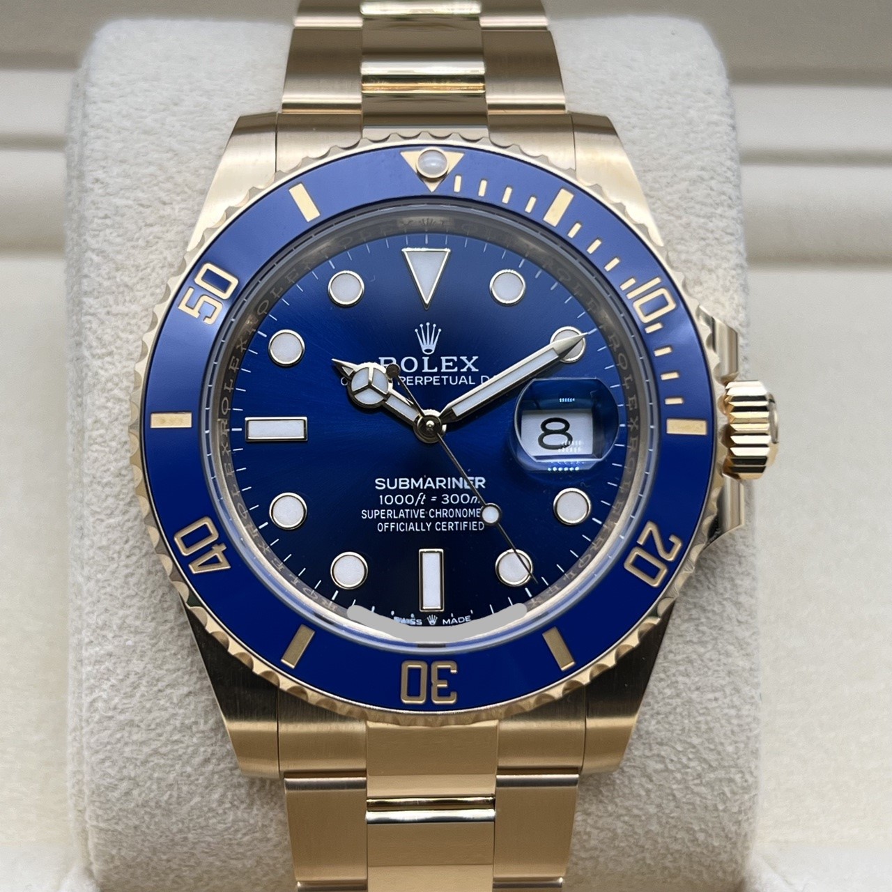 �ڤ��Ͳ����ò��ۥ���å��� ���֥ޥ꡼�� �ǥ��� 126618LB �������֥롼 41mm