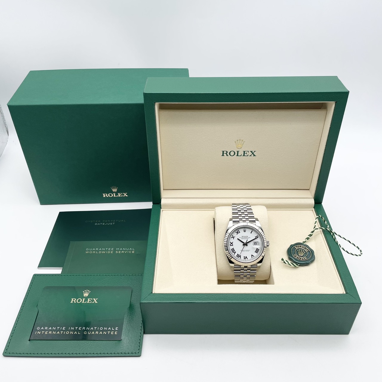 ����å��� �ǥ��ȥ��㥹�� 126334  �ۥ磻�ȥ����� ����ӥ꡼�֥쥹 41mm