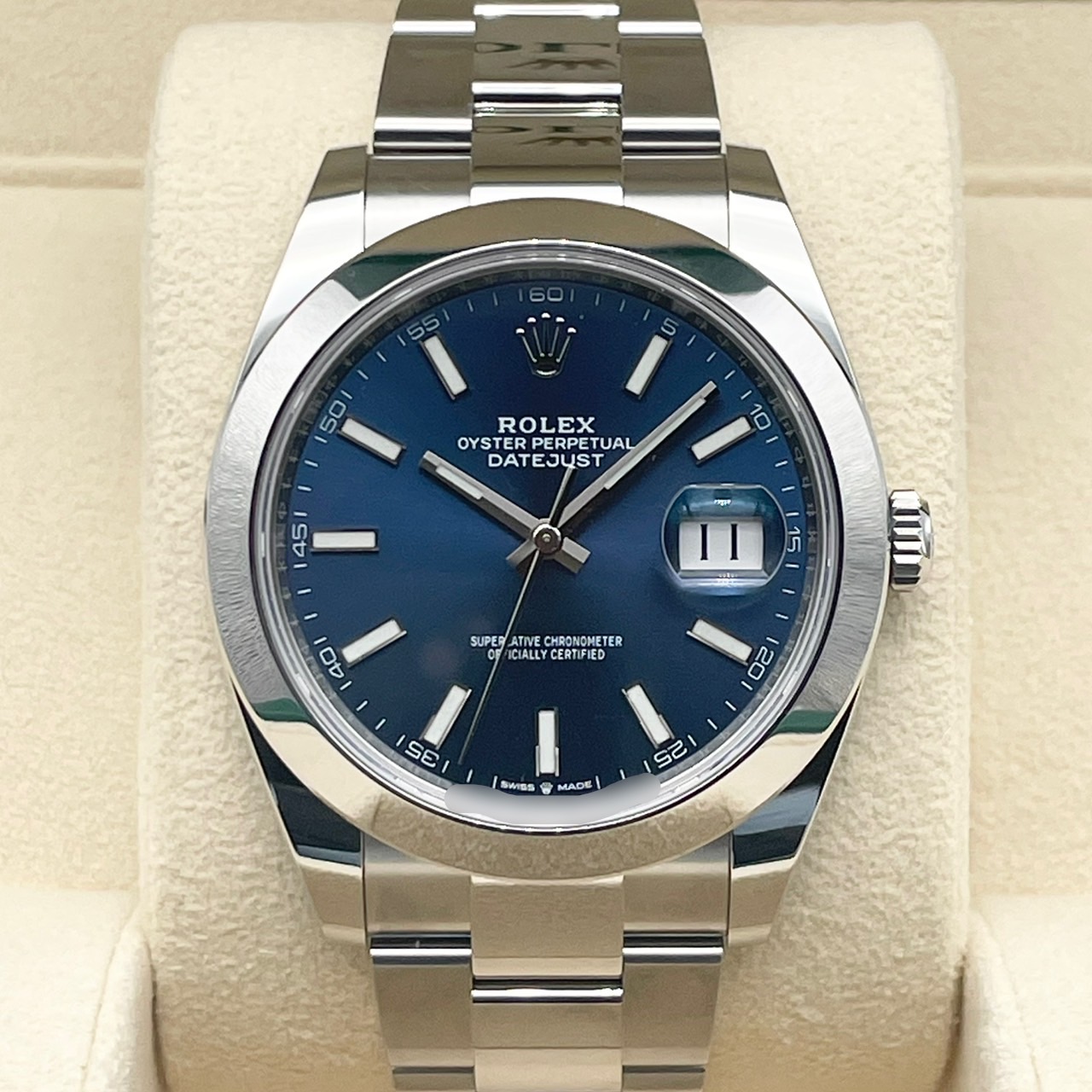 ����å��� �ǥ��ȥ��㥹�� 126300 �֥饤�ȥ֥롼 �����������֥쥹��åȡ�41mm