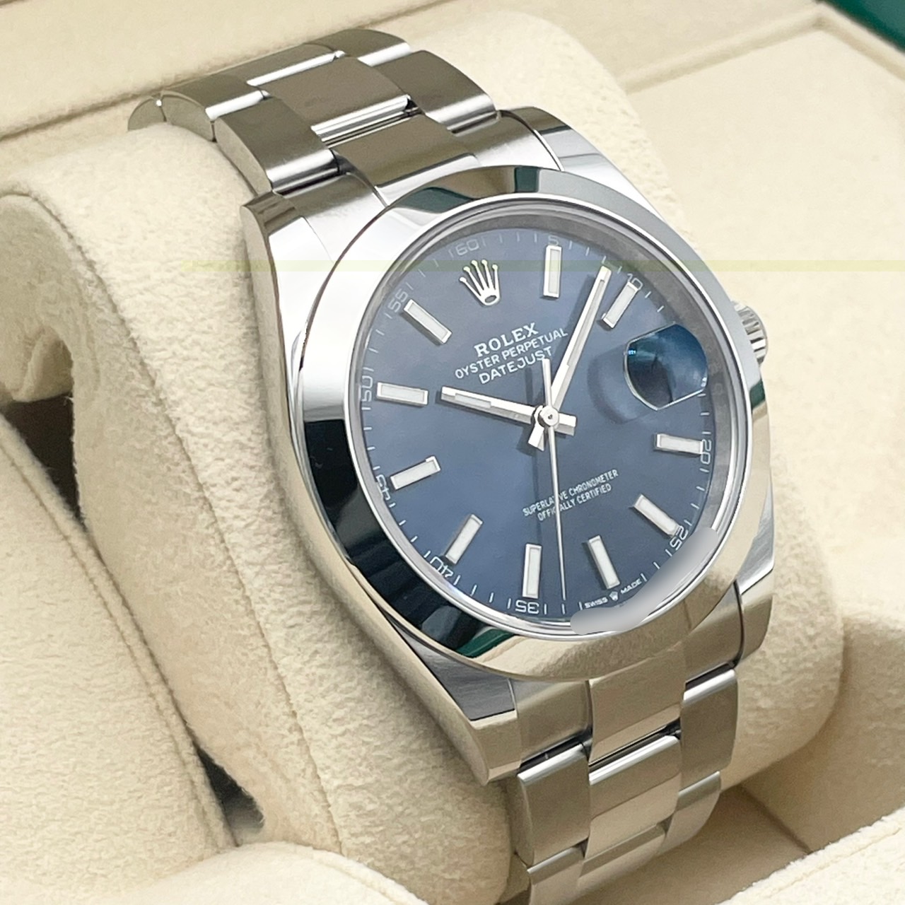 ����å��� �ǥ��ȥ��㥹�� 126300 �֥饤�ȥ֥롼 �����������֥쥹��åȡ�41mm