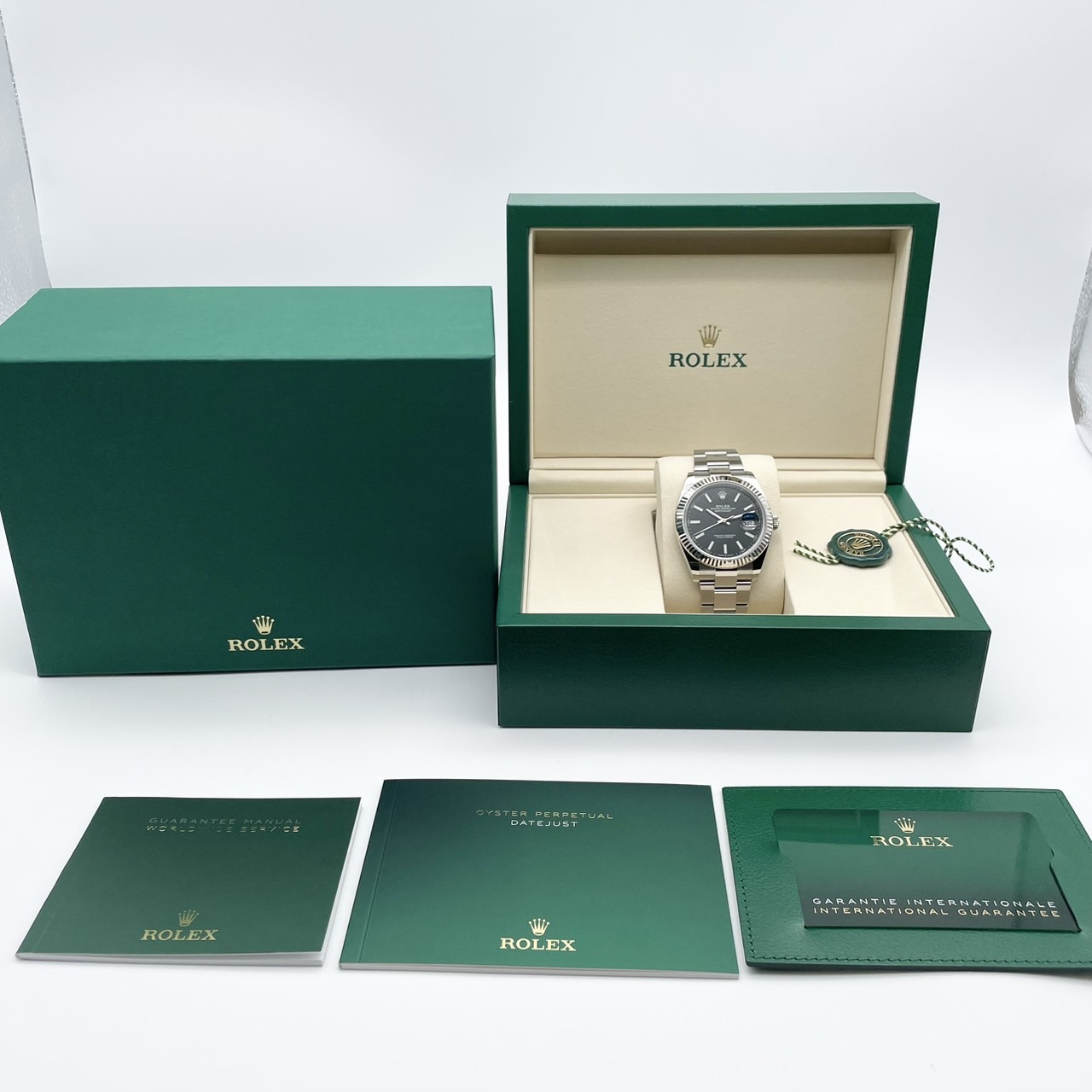 ������ڤ��ò��ۥ���å��� �ǥ��ȥ��㥹�� 126334 �֥�å� �����������֥쥹��å� 41mm