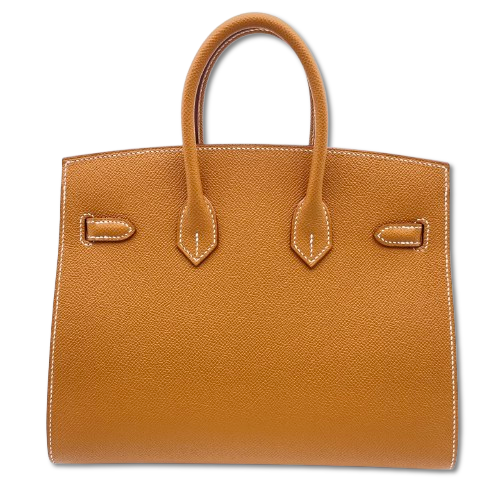 ホワイト ハンドバッグ ゴールド金具 2way バーキン25 エプソン エルメス バーキン25 ホワイト ヴォーエプソン ゴールド金具