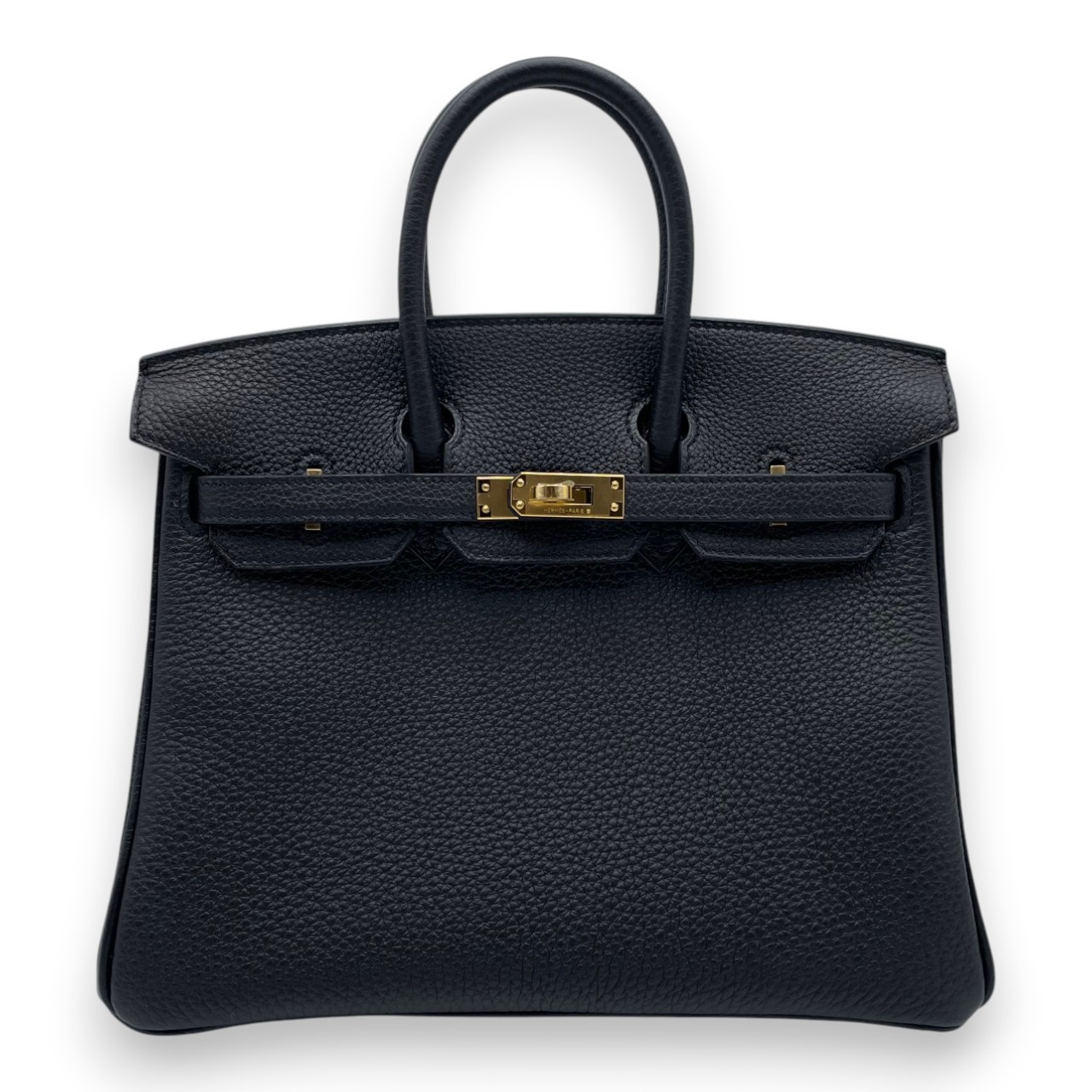 ブラックレザー ハンドバッグ 鍵付き バーキン35 HERMES エルメス バーキン35 ハンドバッグ レザー ブラック レディース