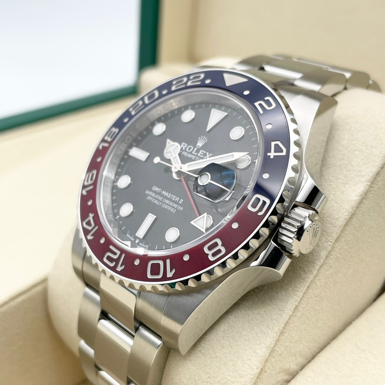 ����å��� GMT�ޥ�����II 126710BLRO �ڥץ� �����������֥쥹��å� �֥�å� 40mm