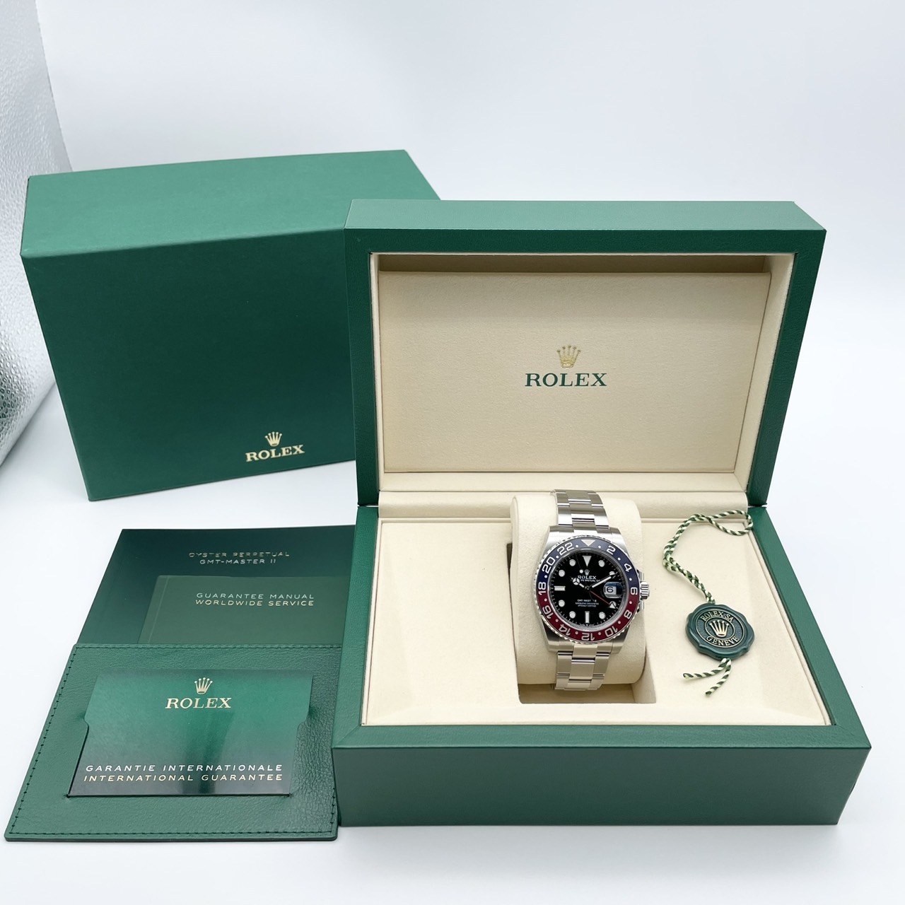 ����å��� GMT�ޥ�����II 126710BLRO �ڥץ� �����������֥쥹��å� �֥�å� 40mm