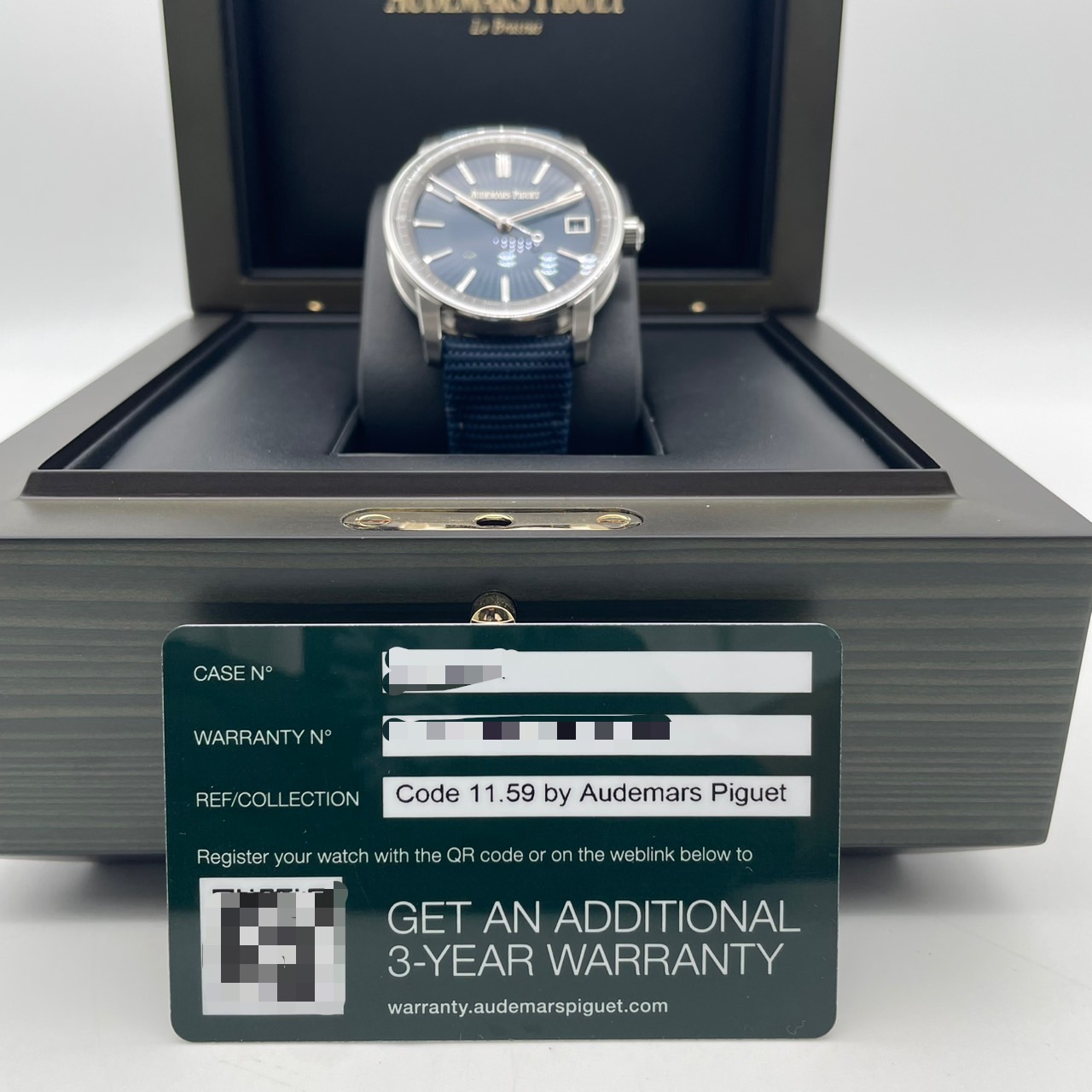 �����3,795,000�ߡۥ����ǥޥԥ� CODE11.59 15210ST.OO.A348KB.01 �֥롼 ���ƥ�쥹�������� 41mm